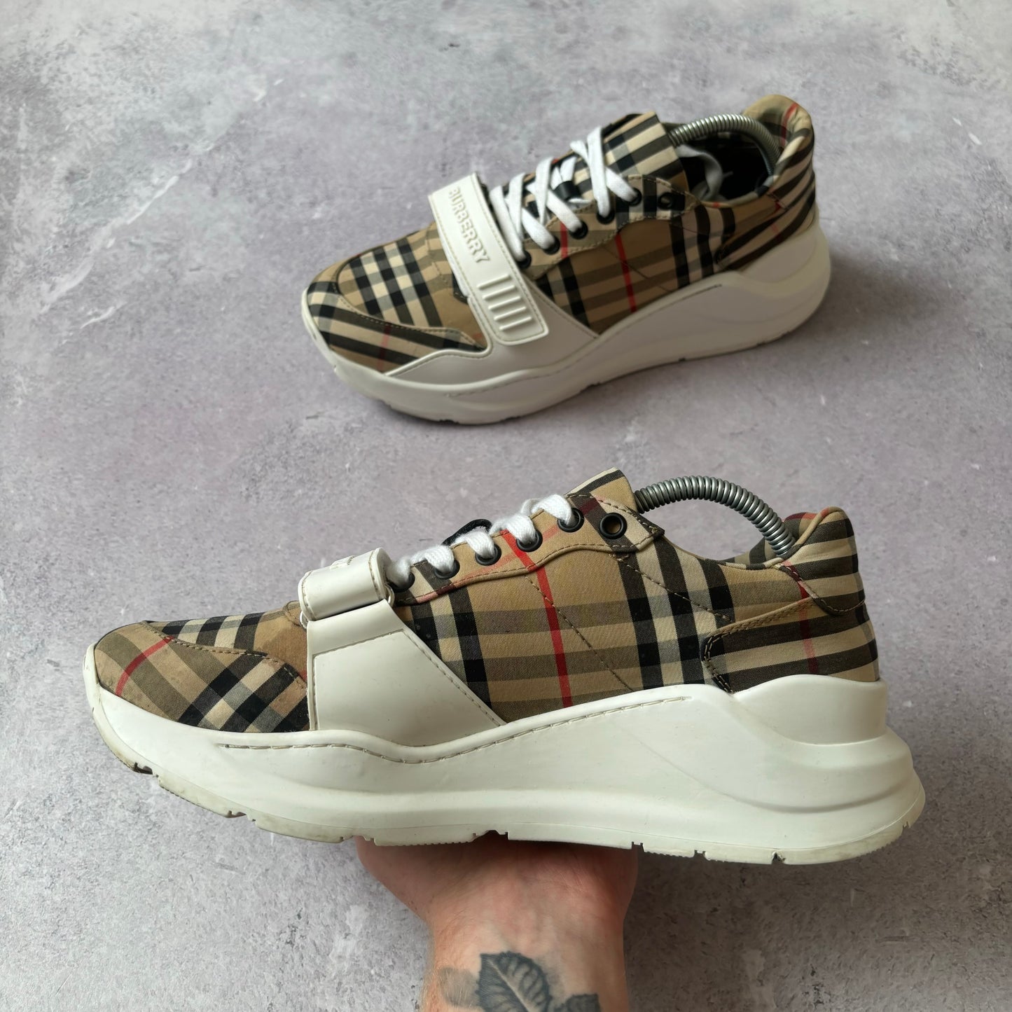 Burberry Ramsey Trainers - UK 9