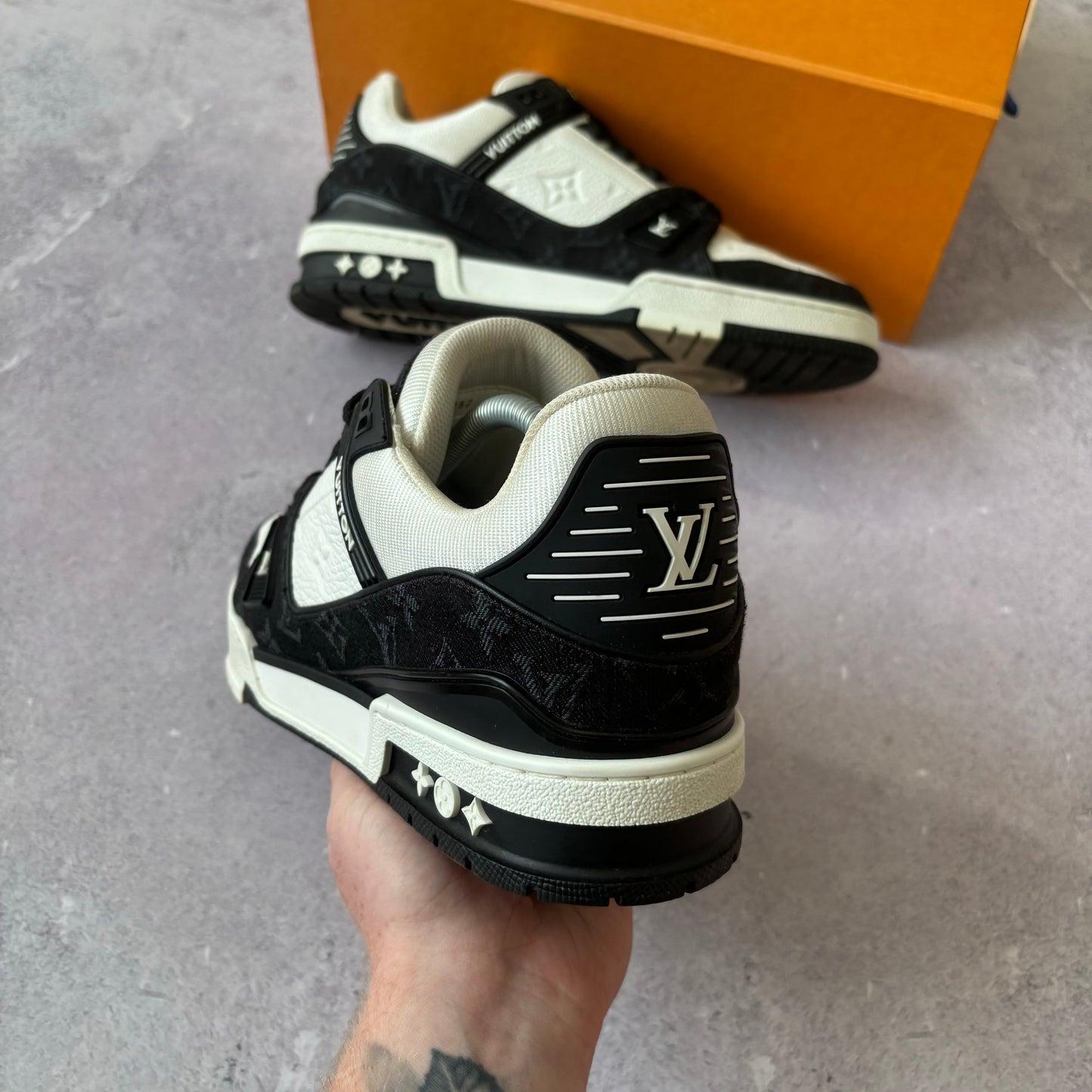 Louis Vuitton Paris Exclusive Denim Trainers - Fits UK 8