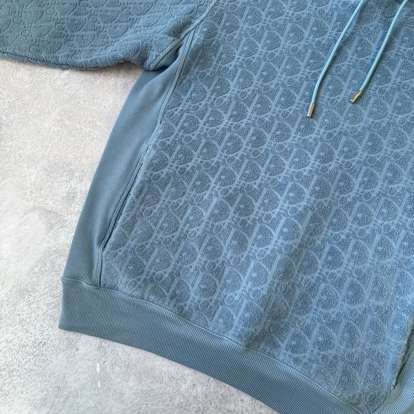 Dior Oblique Towel Hoodie - Small