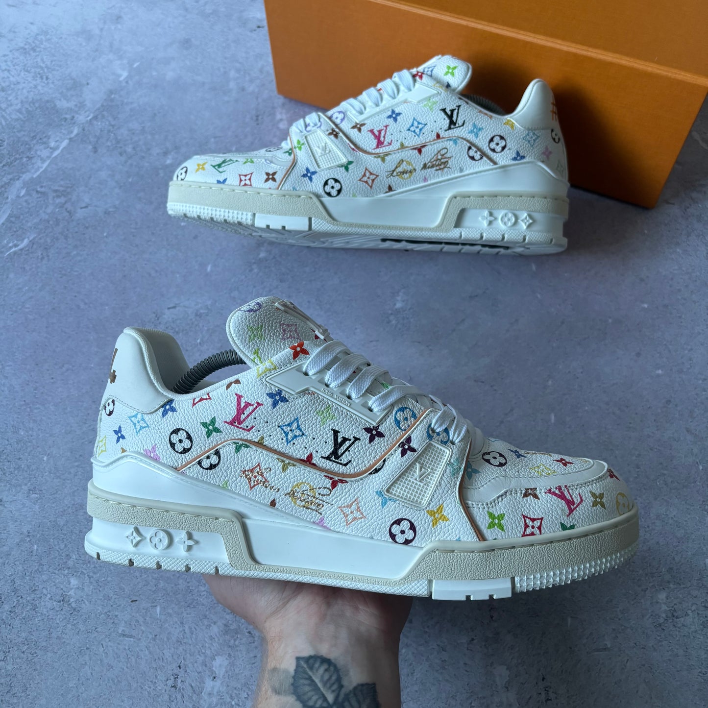 Louis Vuitton X Murakami Trainers - Fits UK 9