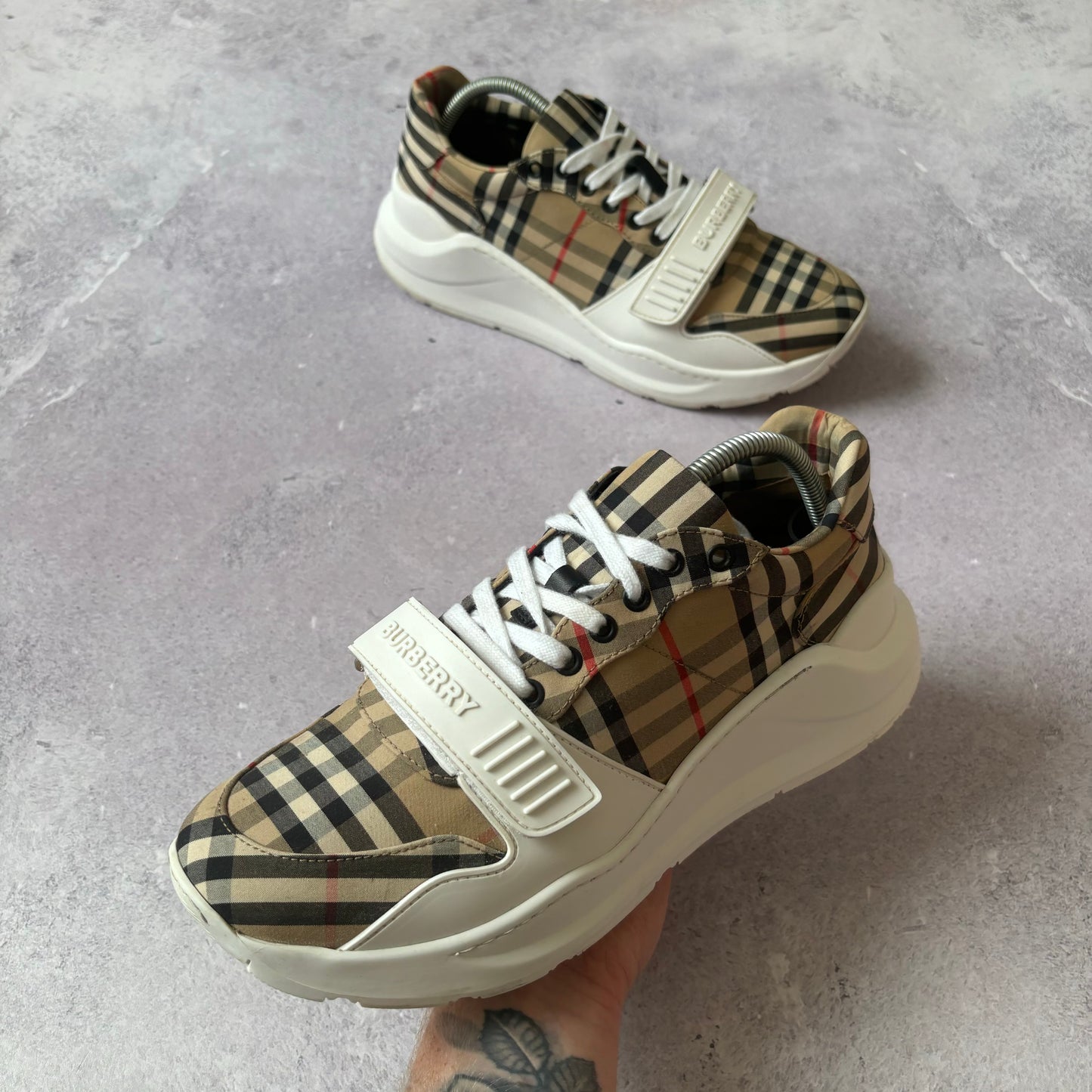 Burberry Ramsey Trainers - UK 9