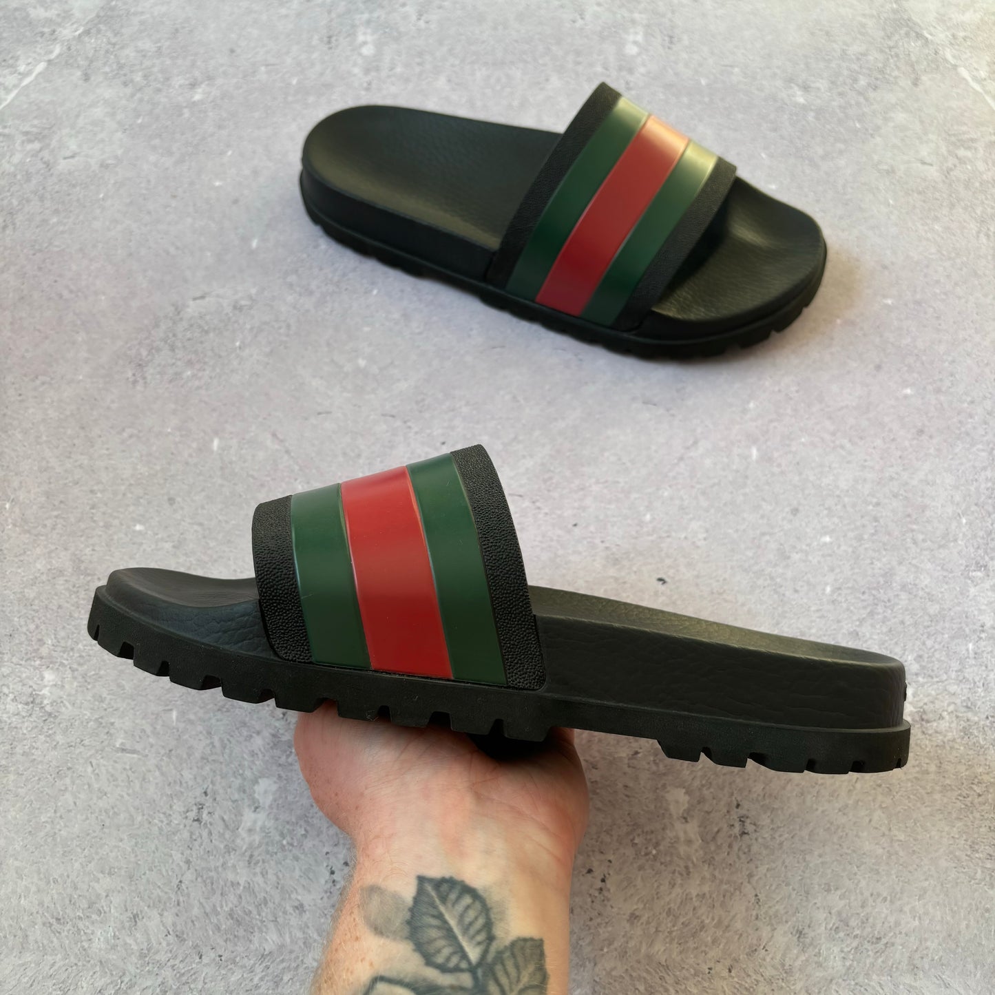 Gucci Web Sliders - UK 9