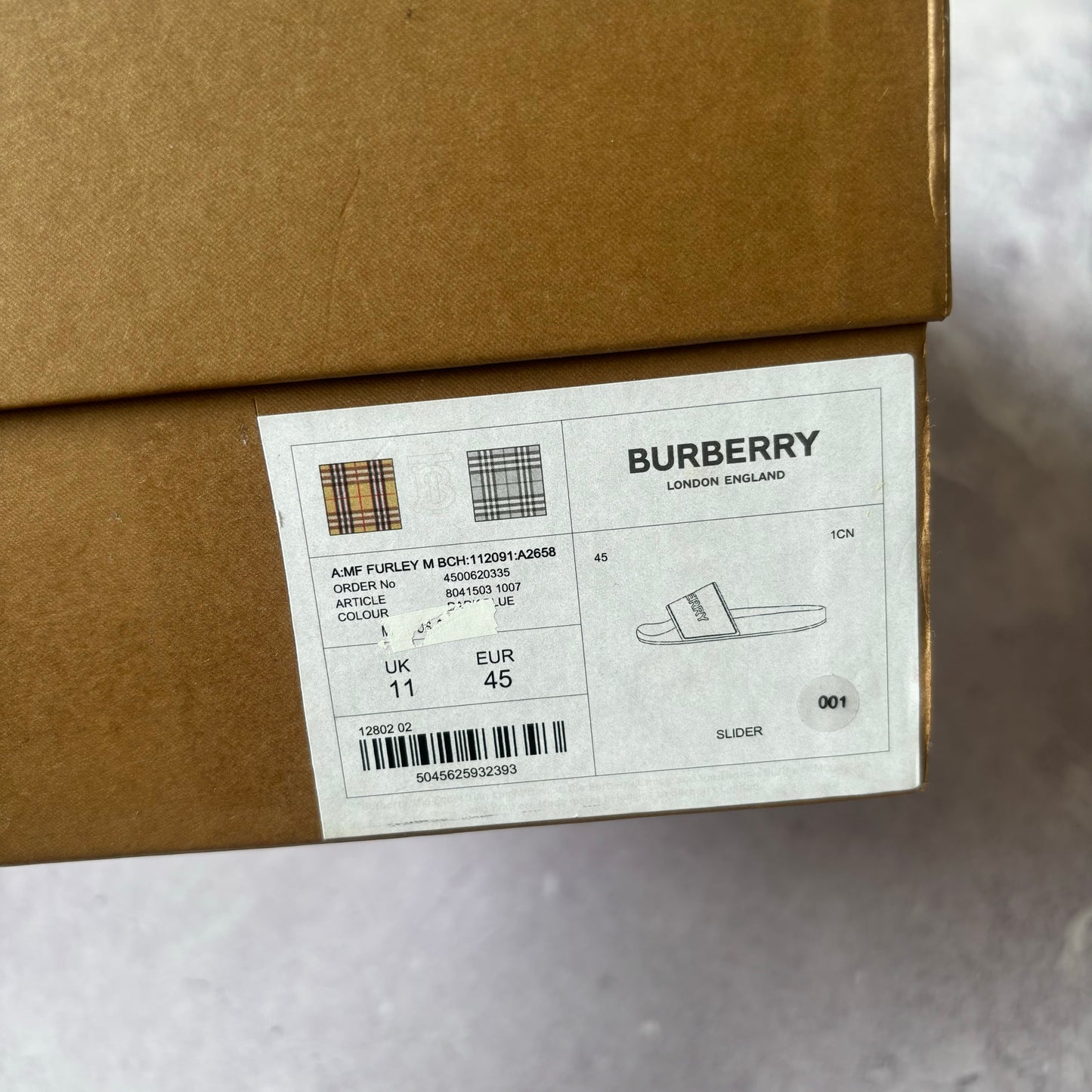 Burberry Sliders - UK 11