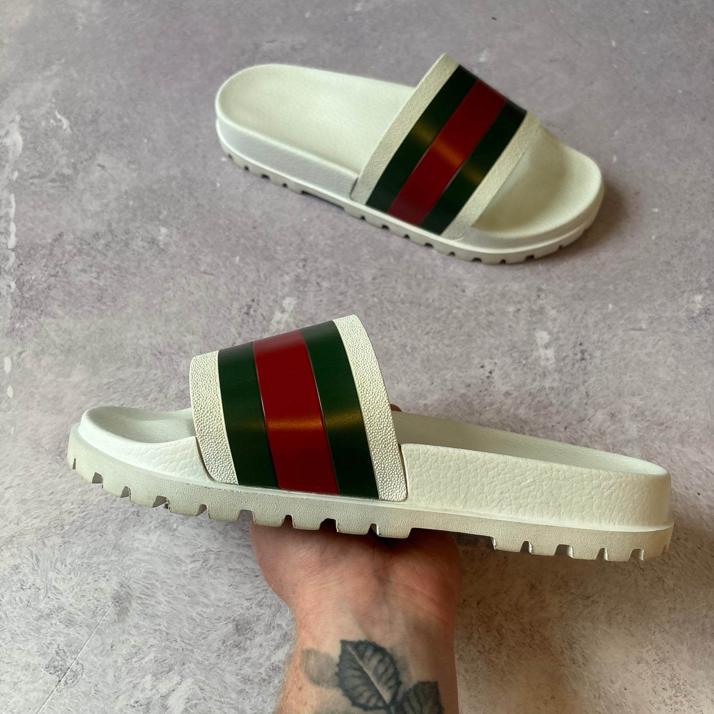 Gucci Web Sliders - UK 9
