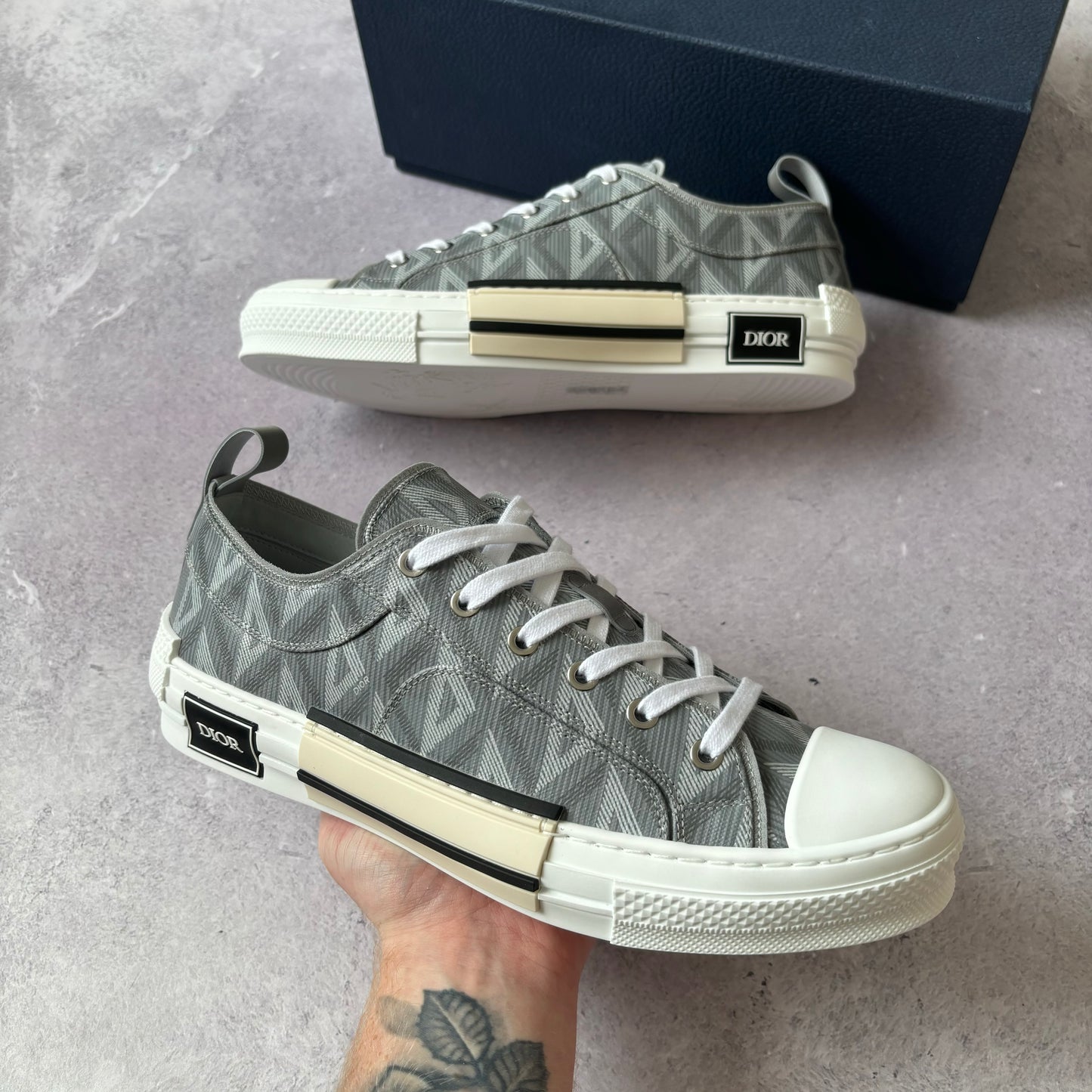 Brand New Dior B23 Low Trainers - UK 9