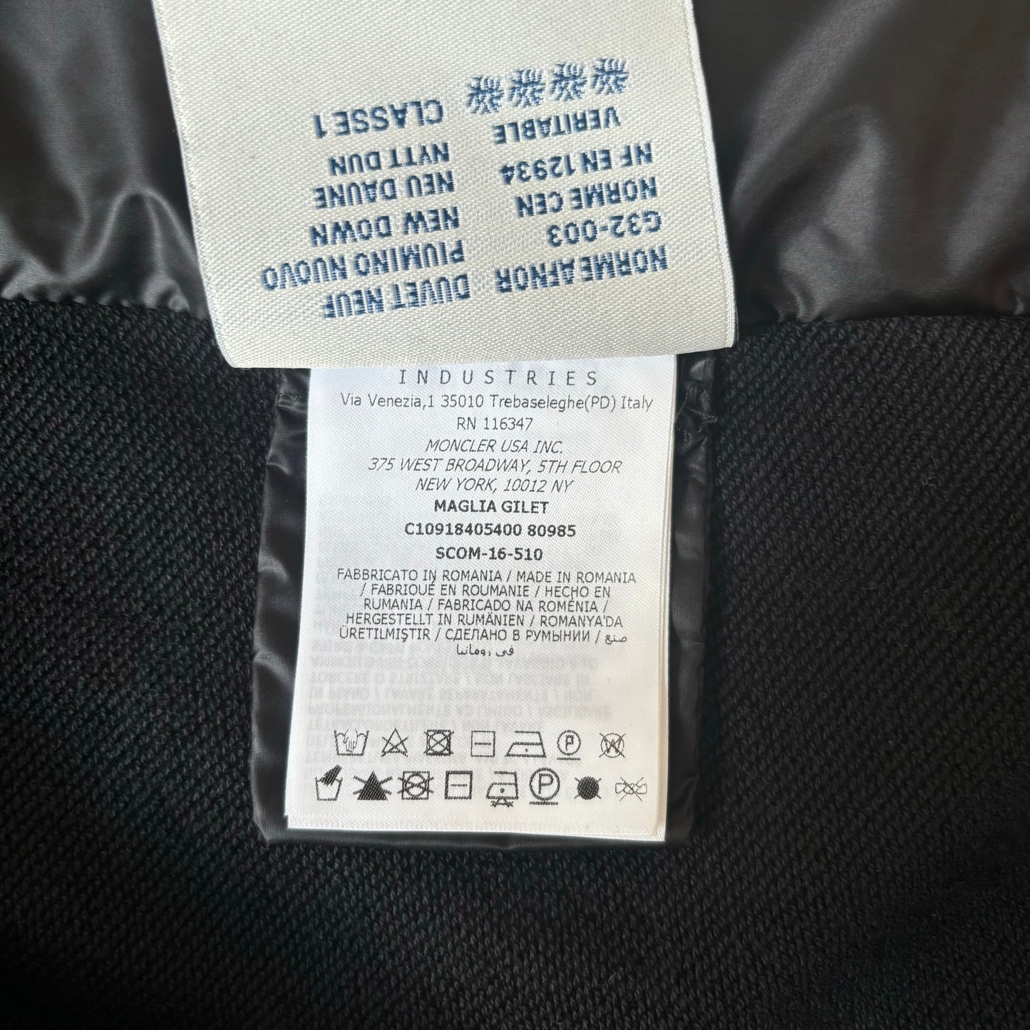 Moncler Maglia Gilet - Fits Medium