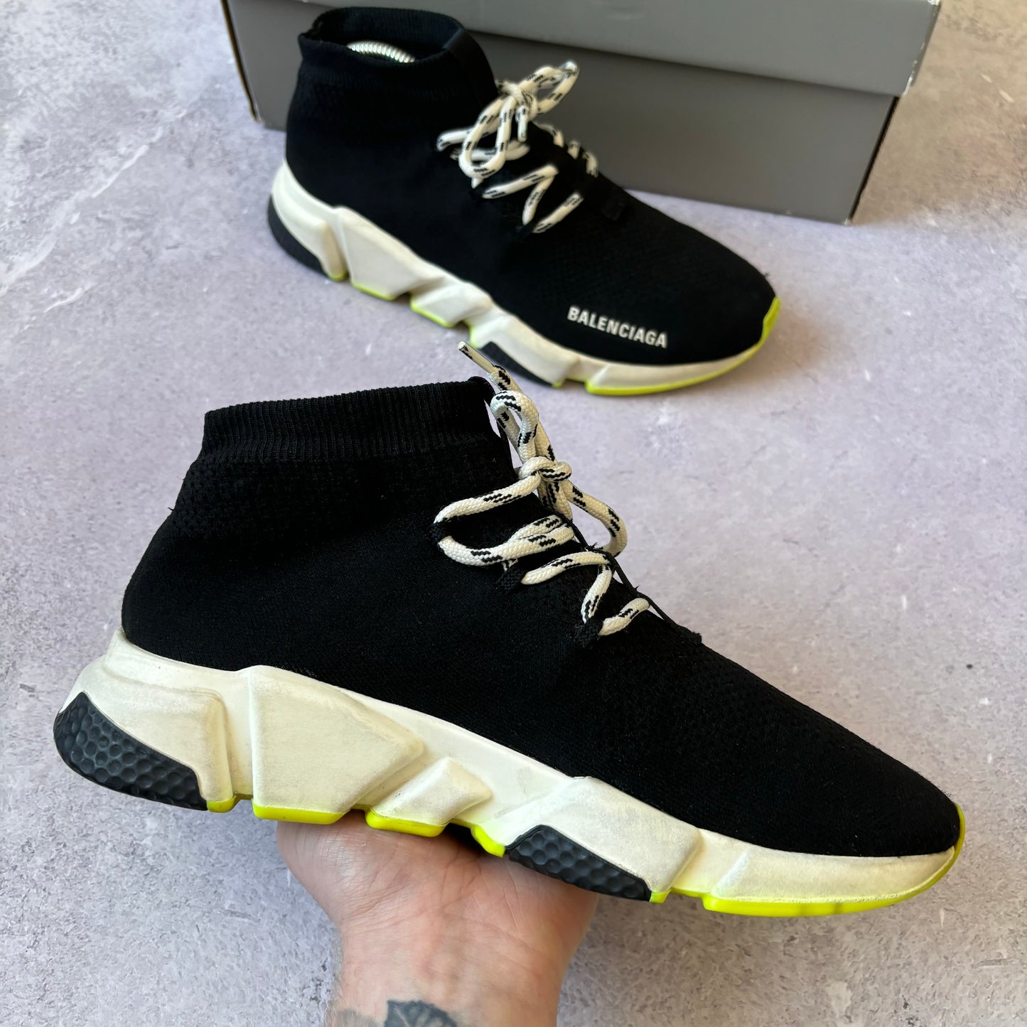 Balenciaga Speed Laced Trainers - UK 7