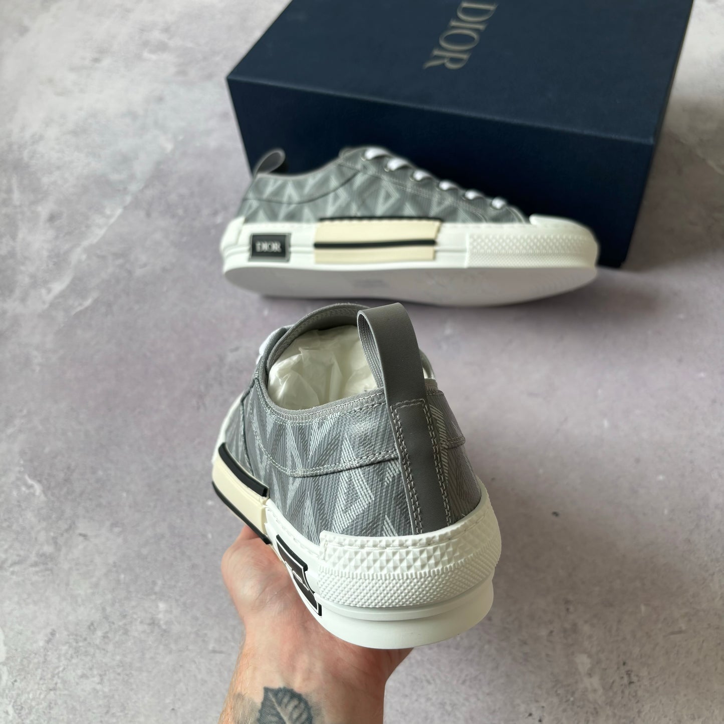 Brand New Dior B23 Low Trainers - UK 9