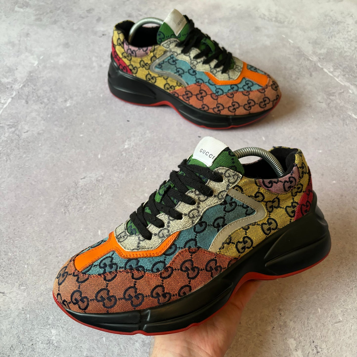 Gucci Rython Trainers - UK 7.5
