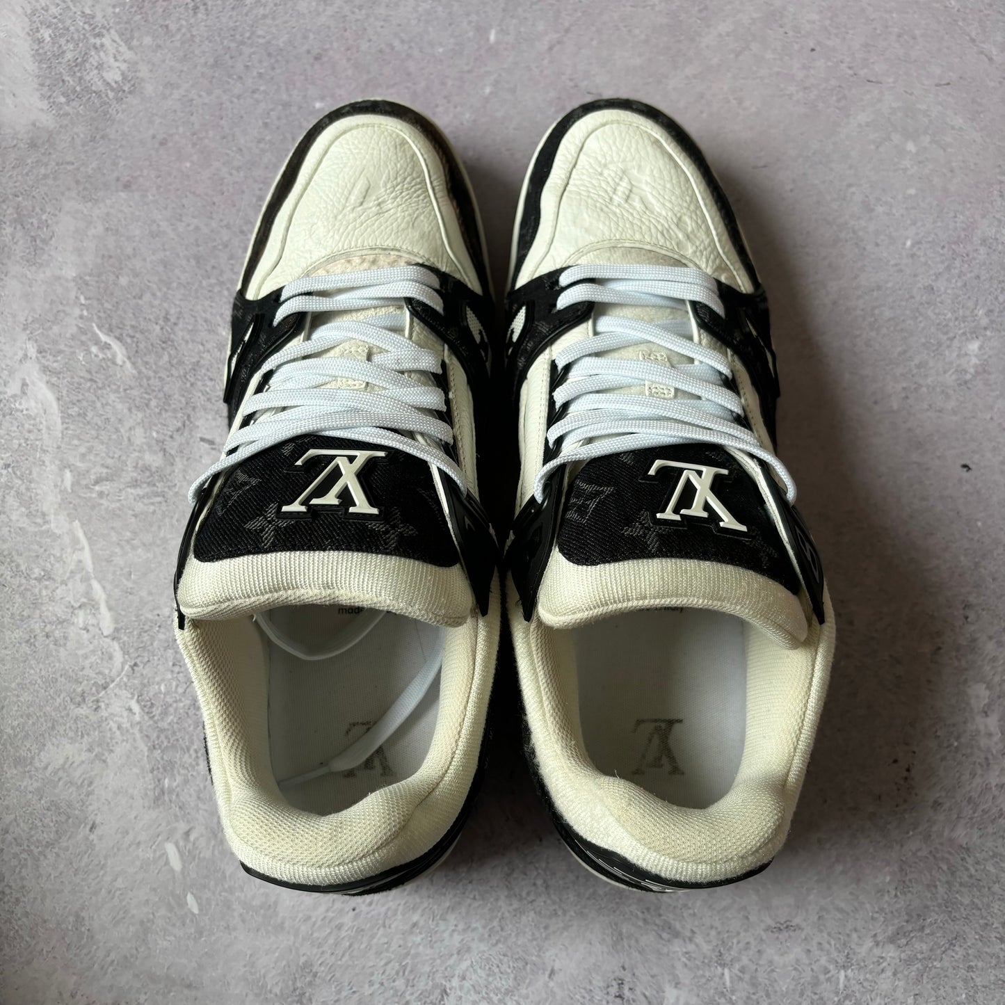 Louis Vuitton Denim Trainers - UK 12