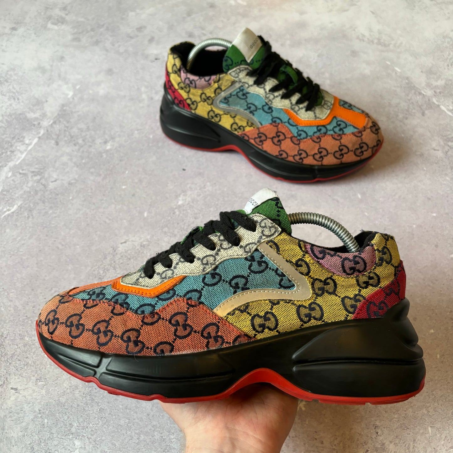 Gucci Rython Trainers - UK 7.5