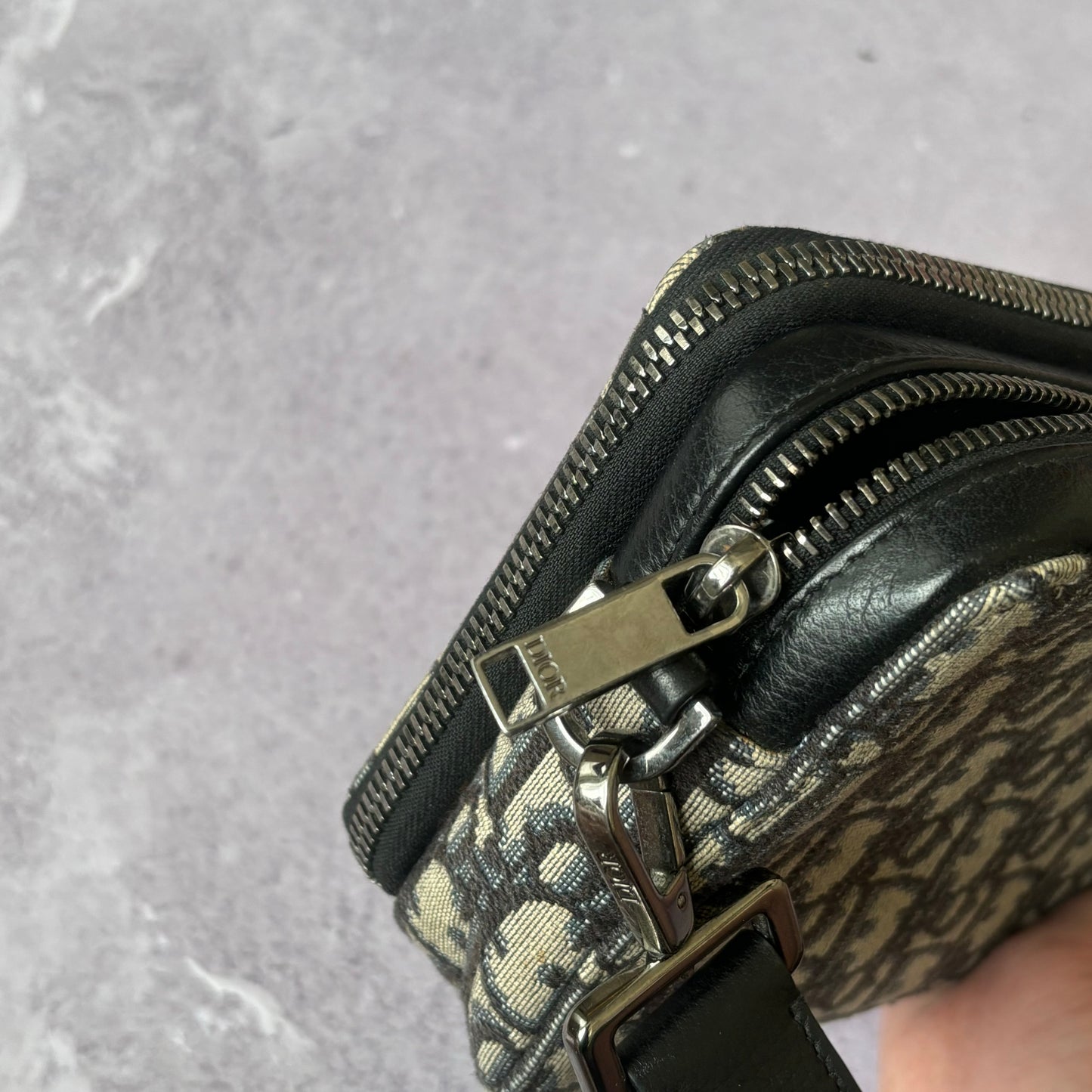 Dior Oblique Jacquard Pouch Bag