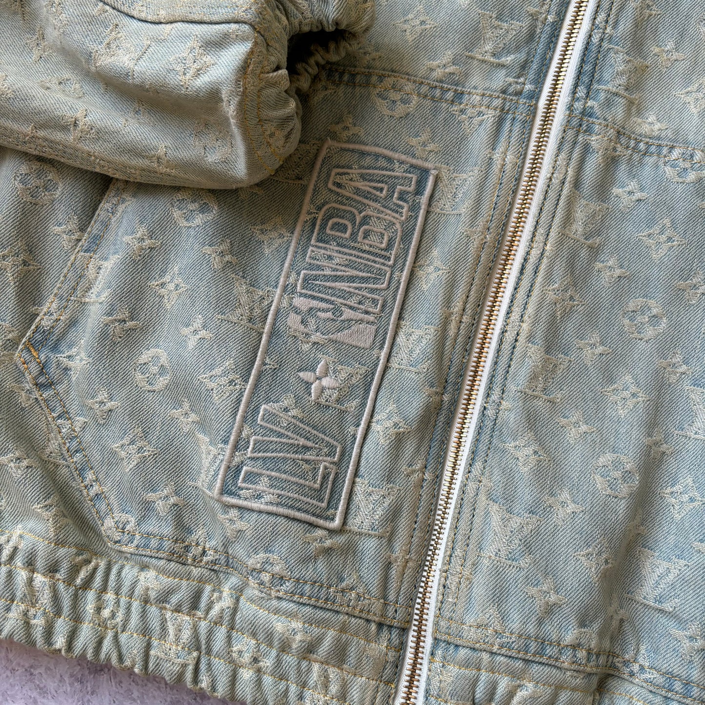 Louis Vuitton X NBA Denim Jacket - Size 50