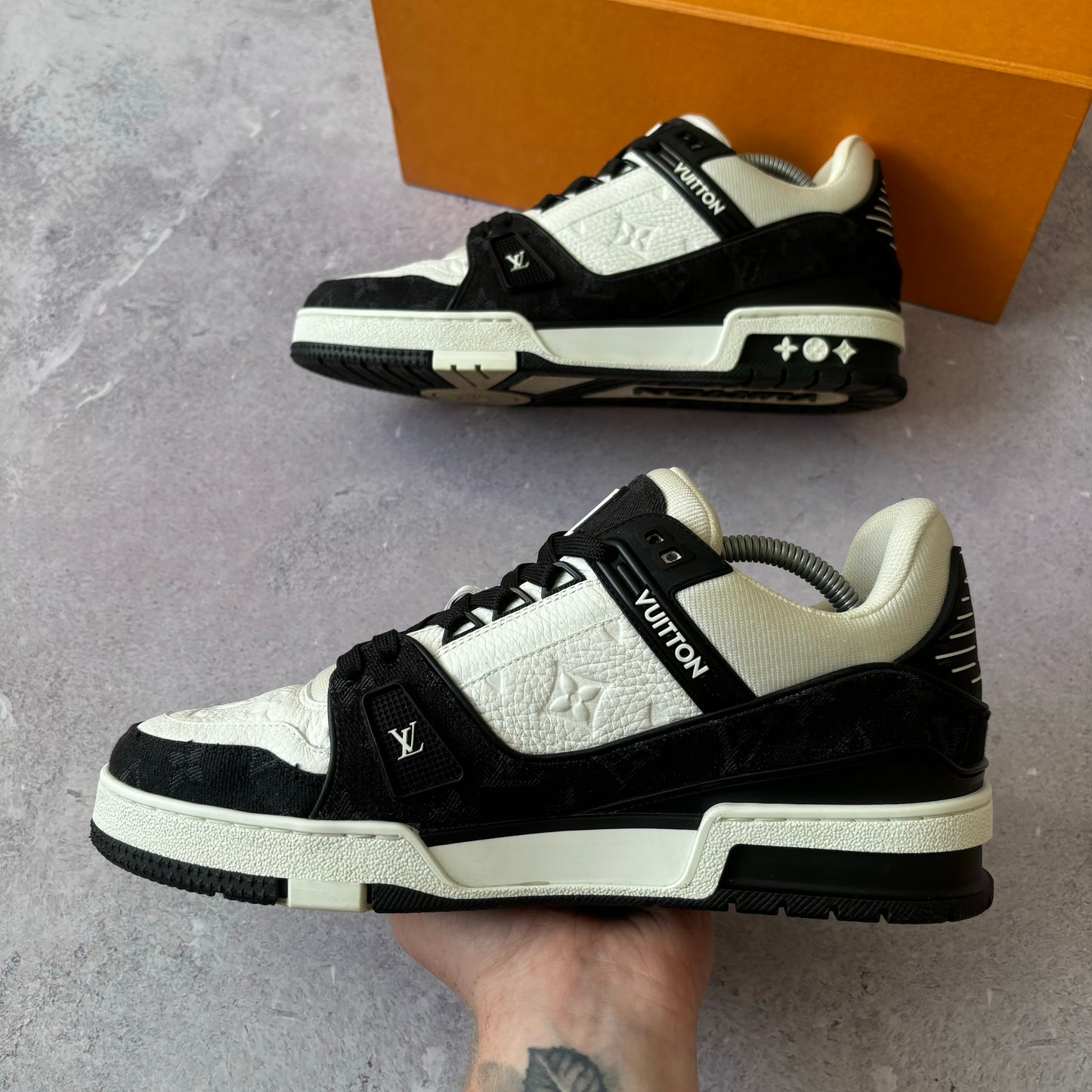 Louis Vuitton Paris Exclusive Denim Trainers - Fits UK 8