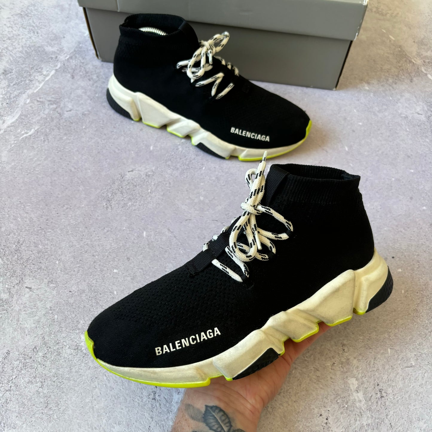 Balenciaga Speed Laced Trainers - UK 7