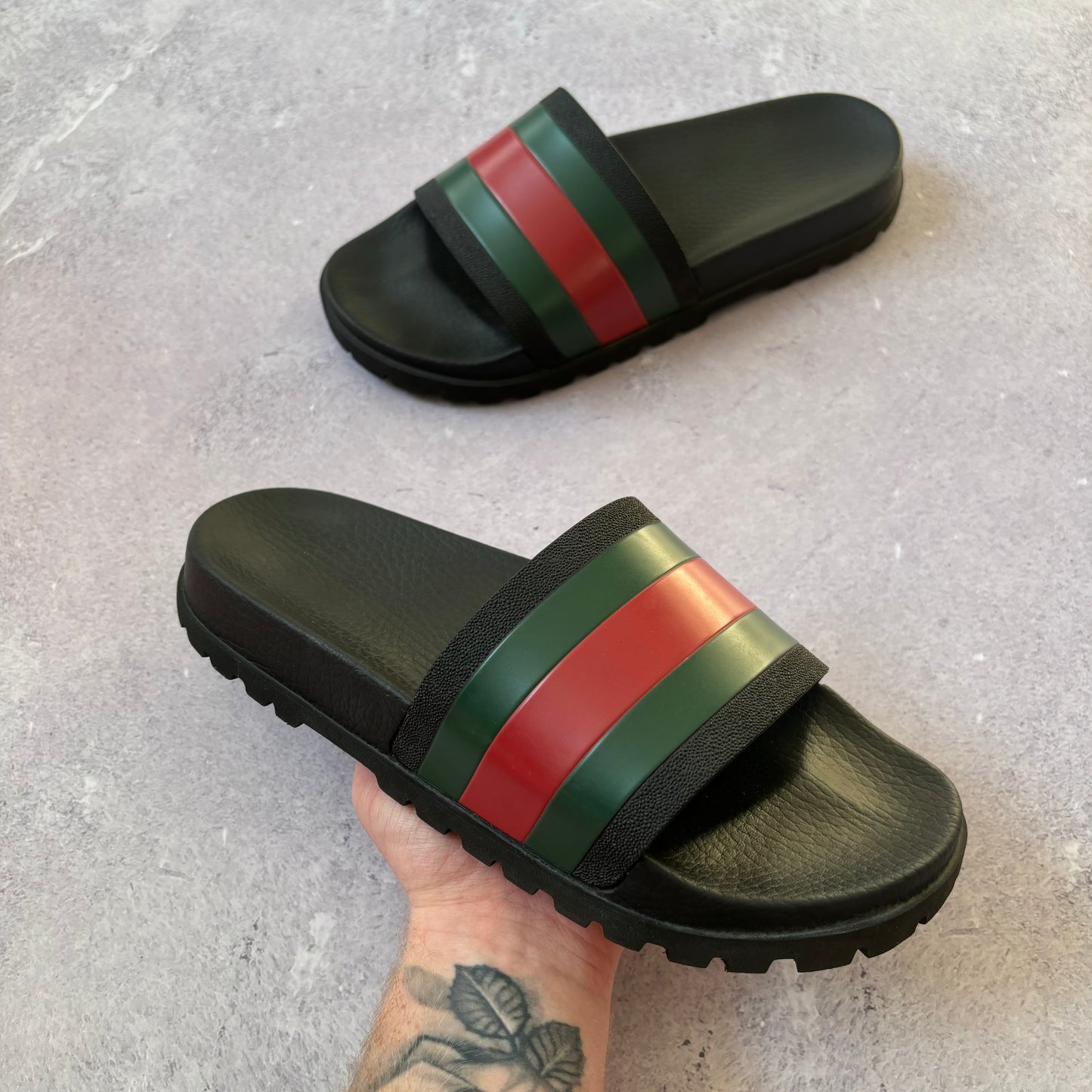 Gucci Web Sliders - UK 9