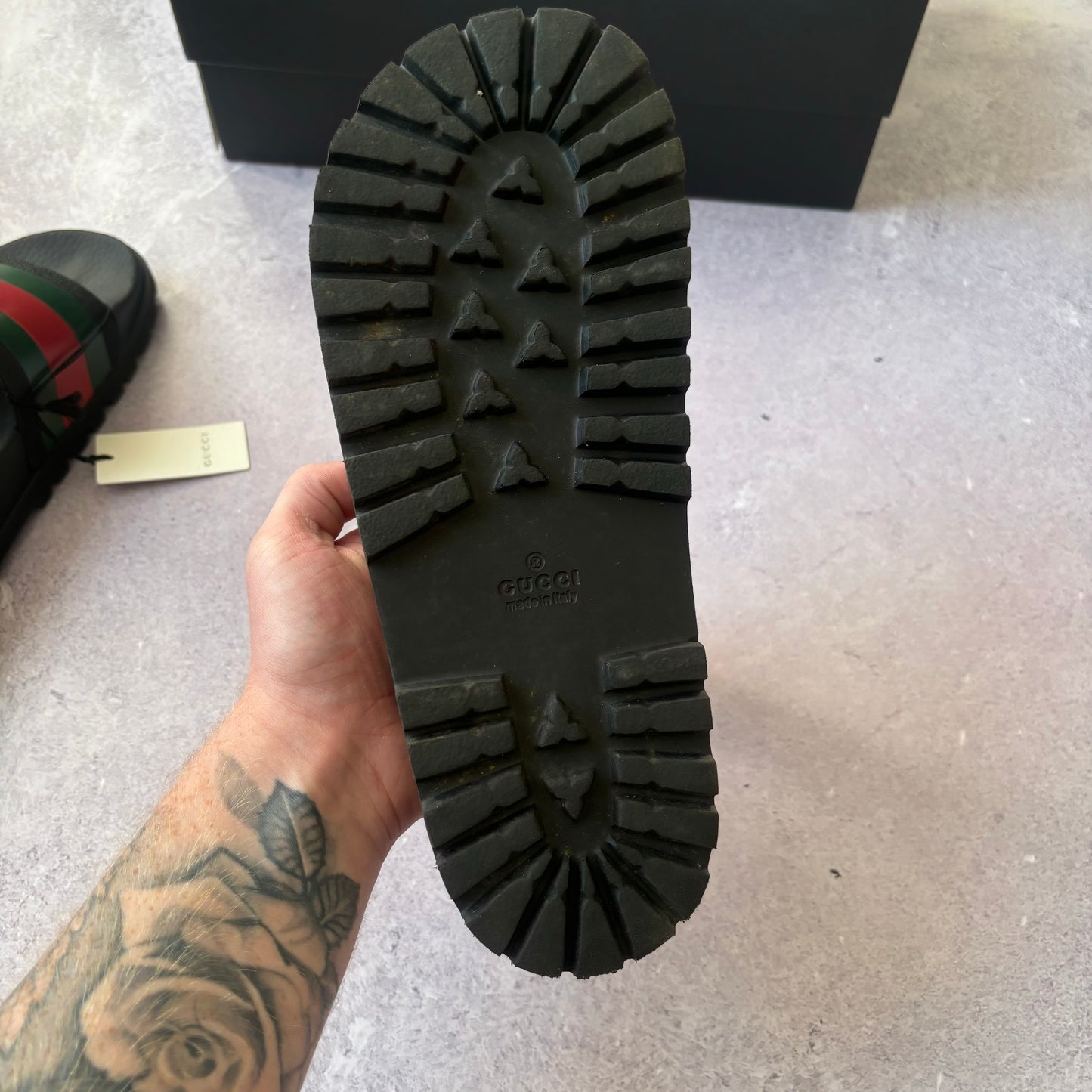 Gucci Web Sliders - UK 8