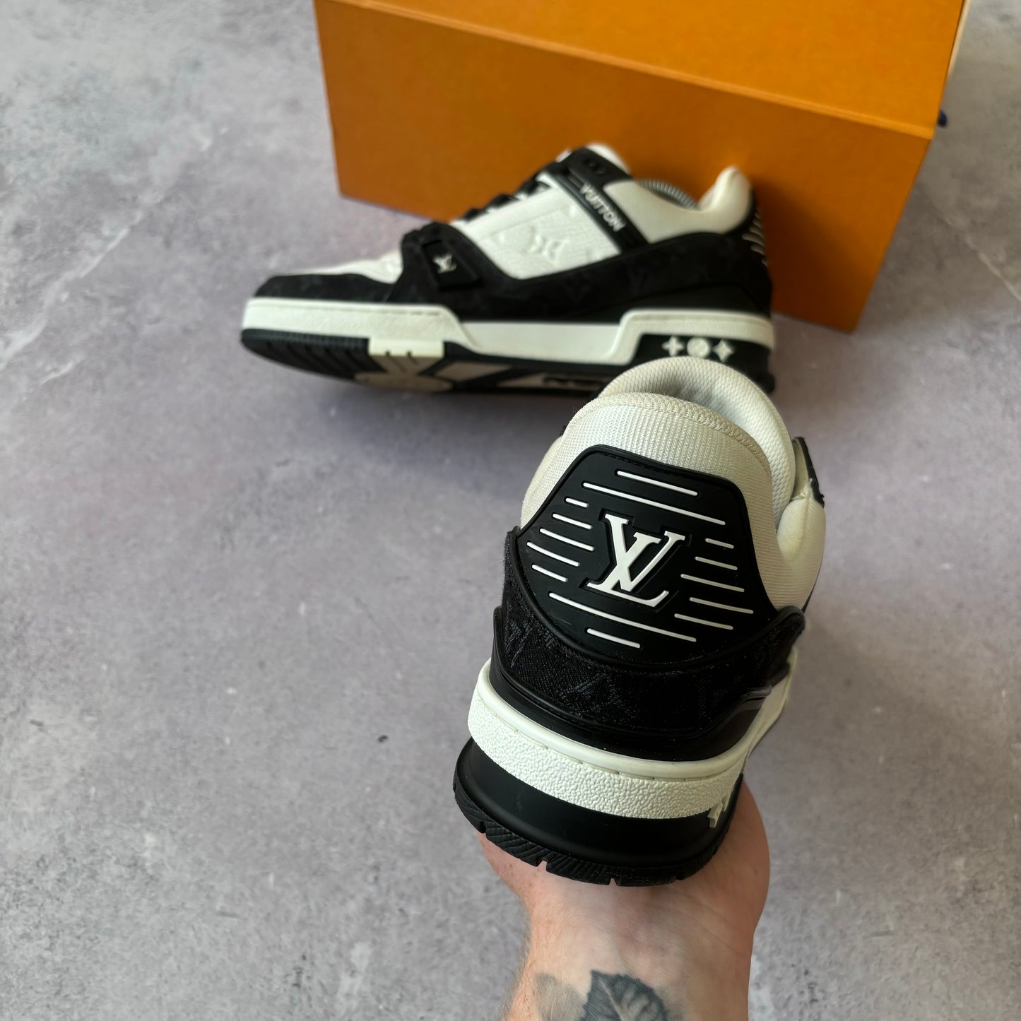 Louis Vuitton Paris Exclusive Denim Trainers - Fits UK 8