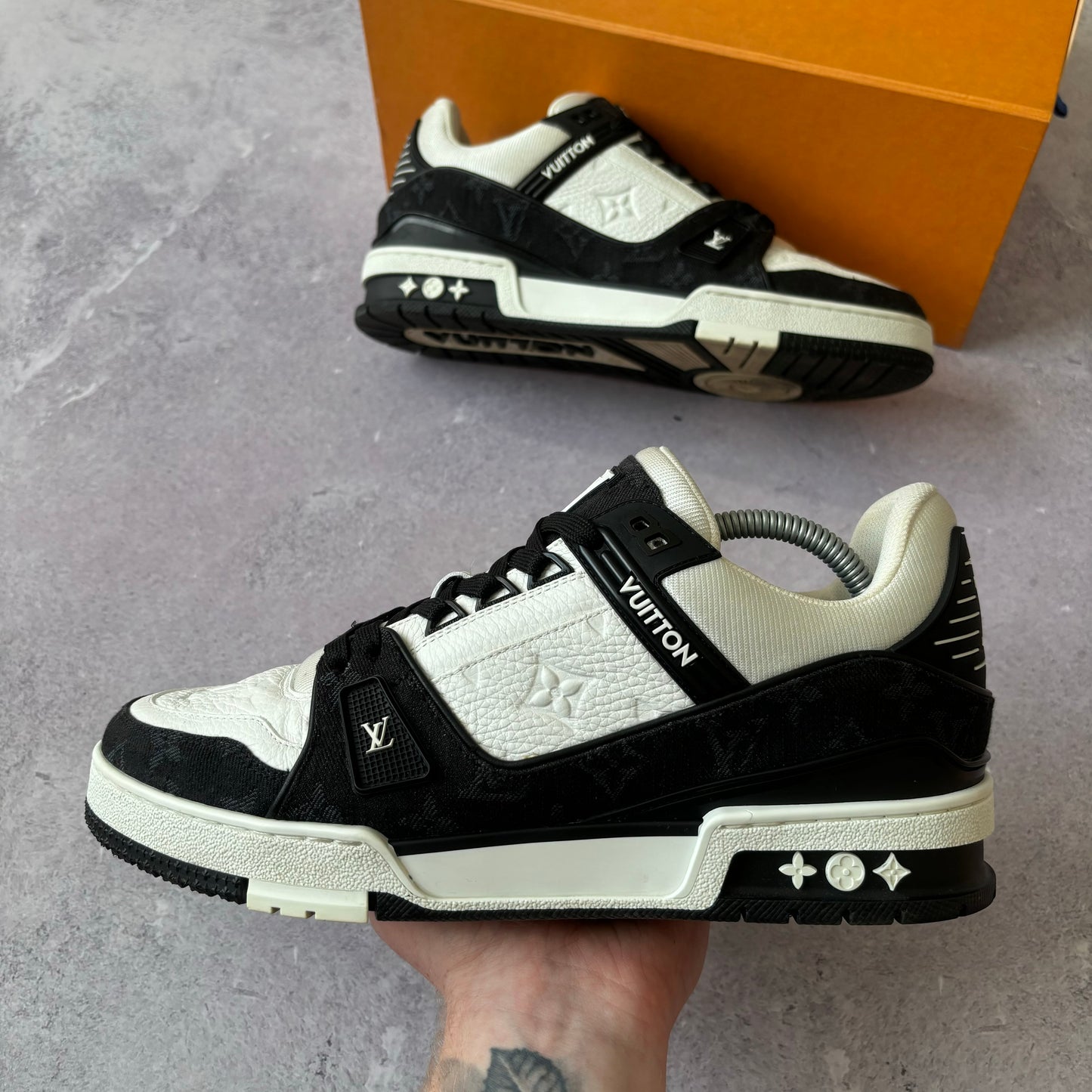 Louis Vuitton Paris Exclusive Denim Trainers - Fits UK 8