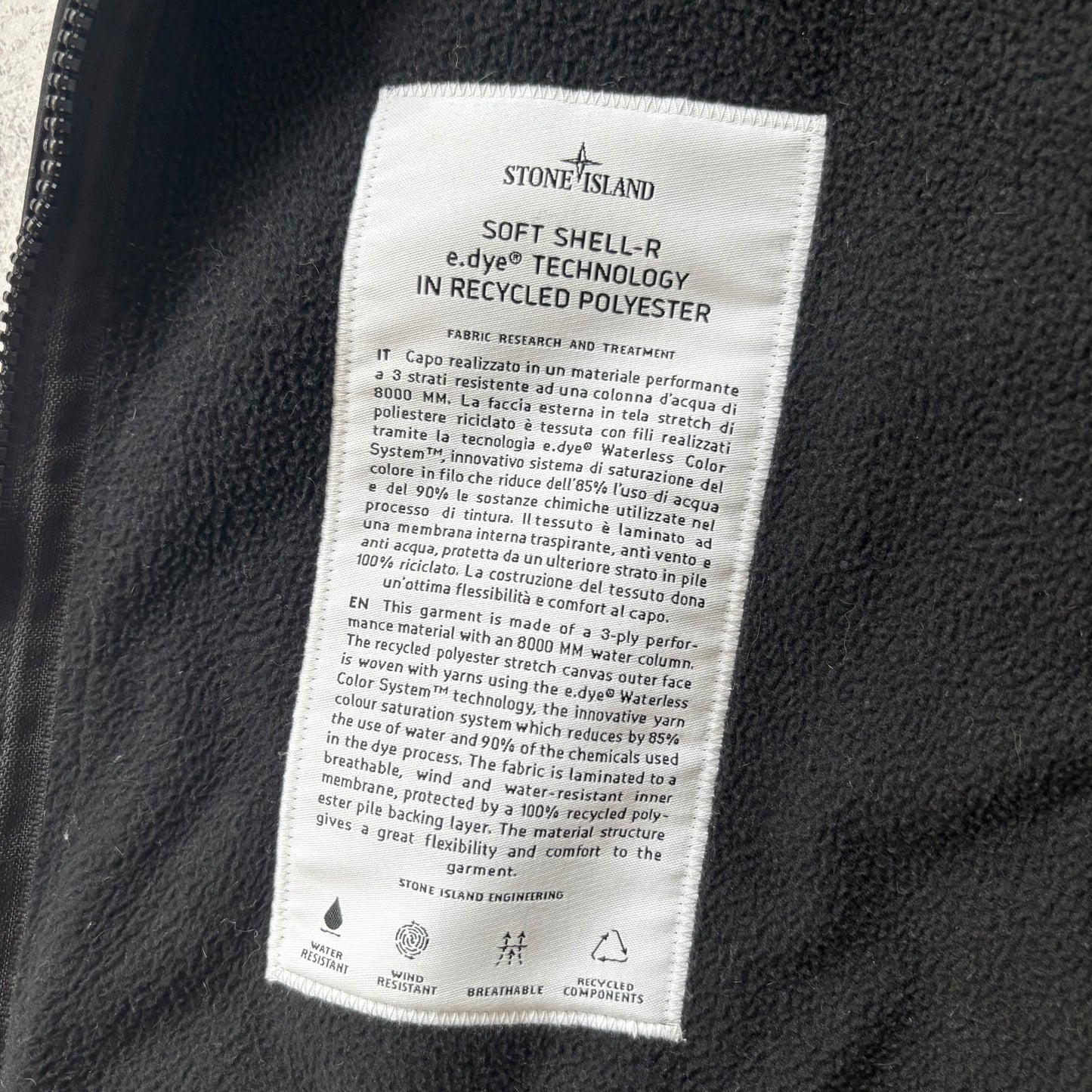 Stone Island Soft Shell-R Jacket - Large