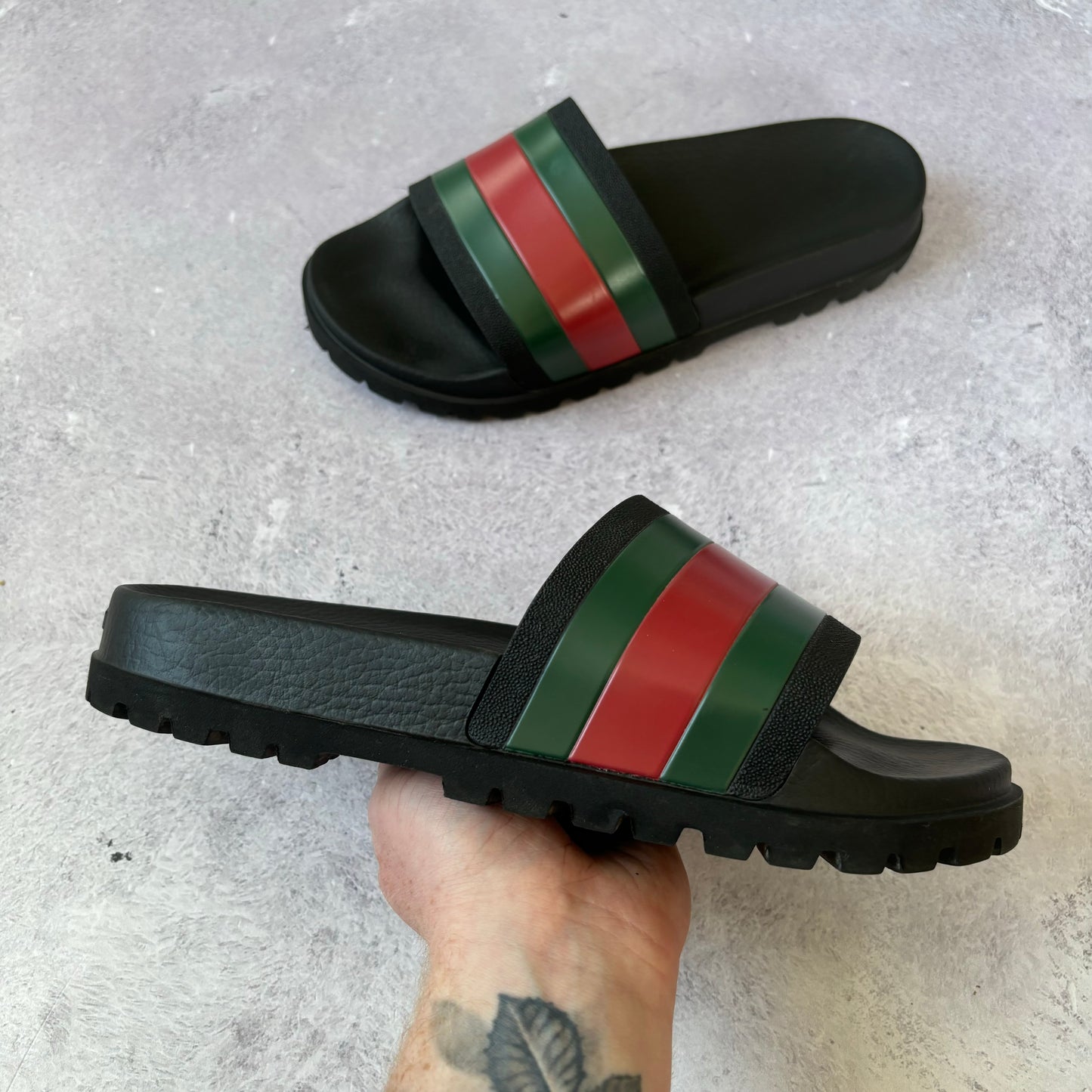 Gucci Web Sliders - UK 9