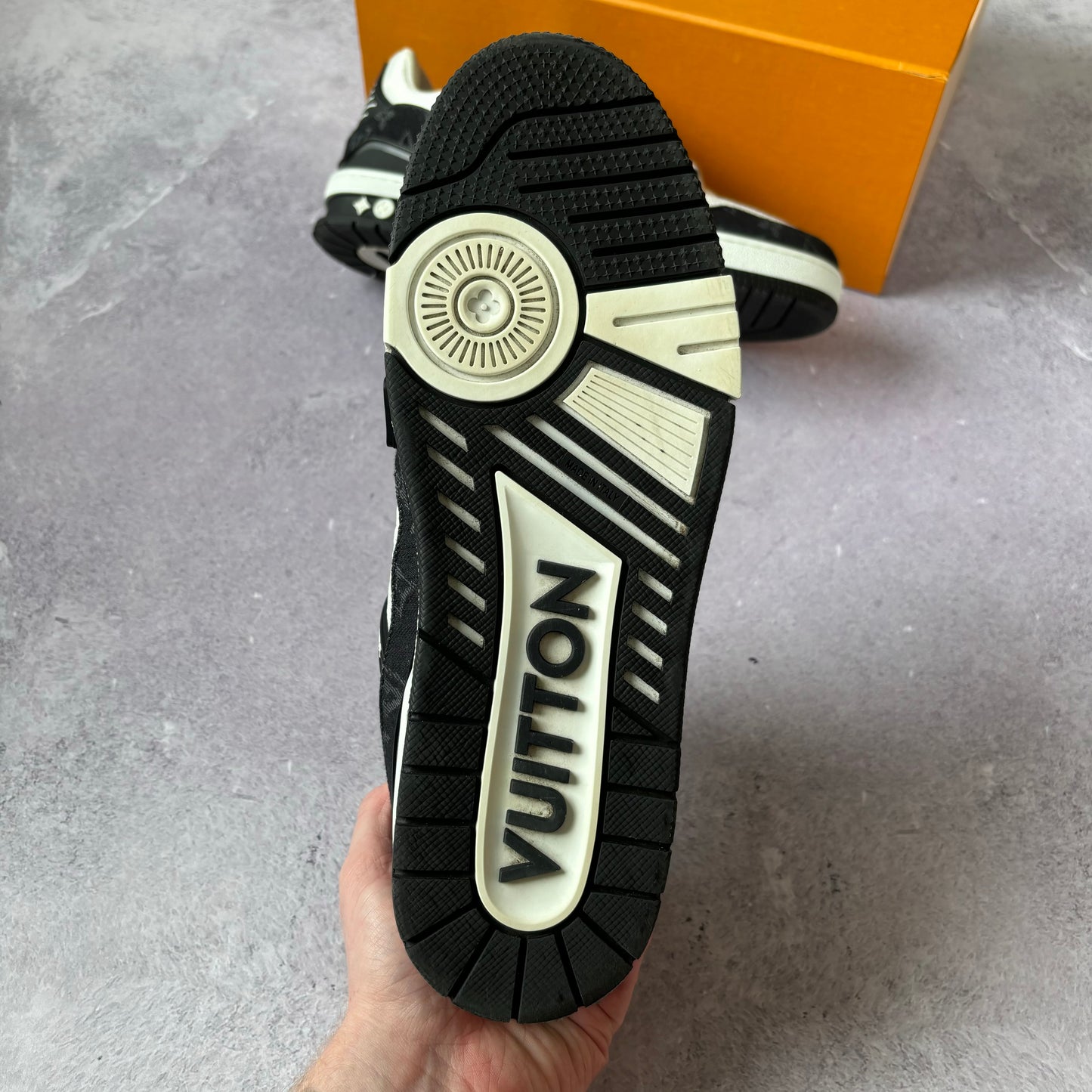 Louis Vuitton Denim Trainers - UK 9