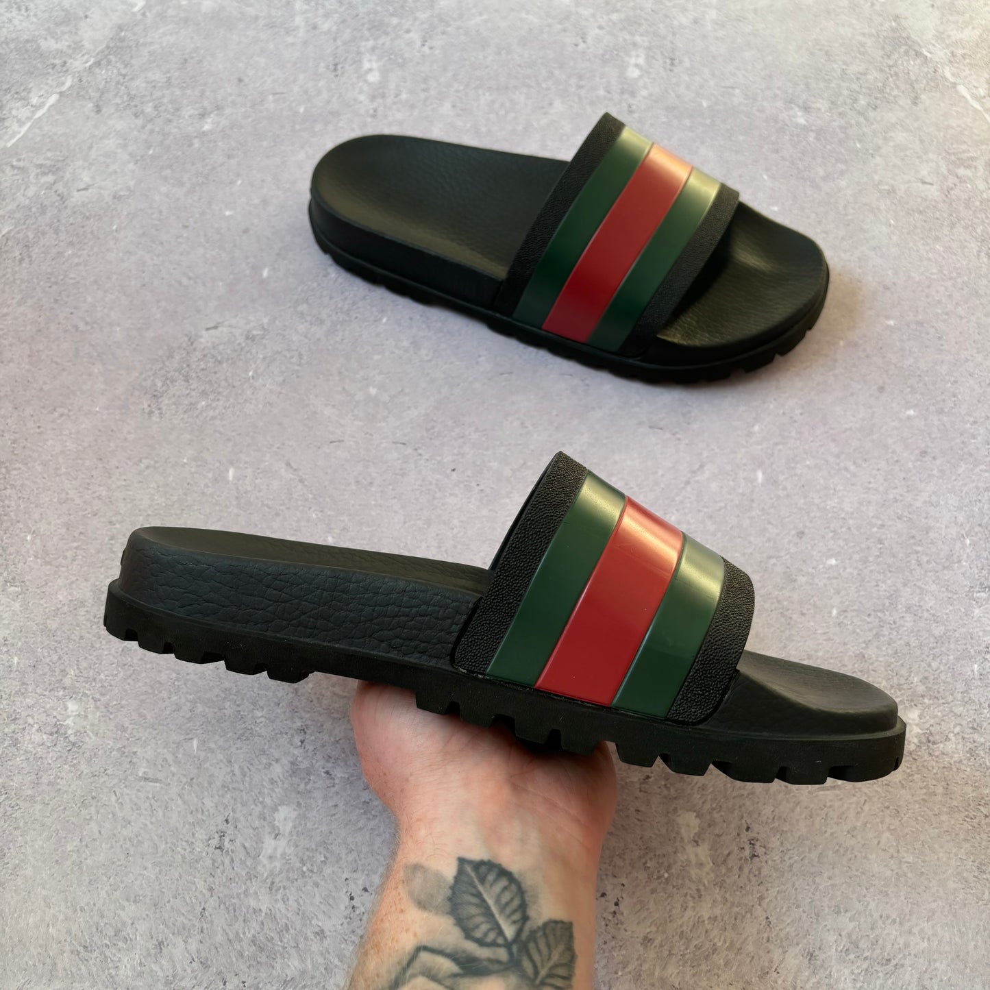 Gucci Web Sliders - UK 9