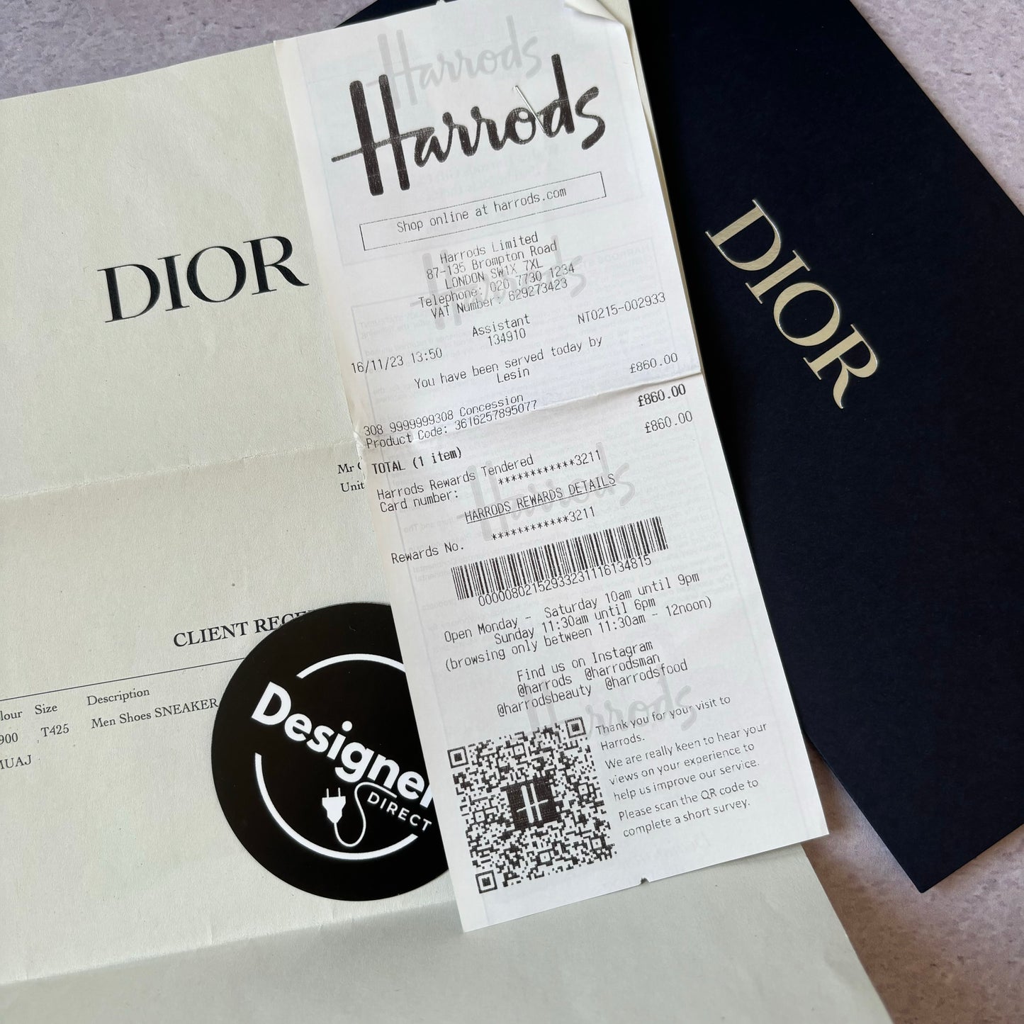 Dior B30 Trainers - UK 8.5