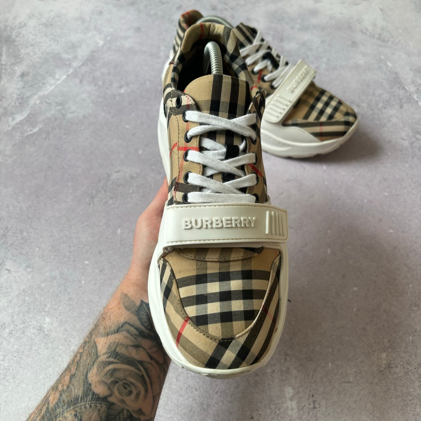 Burberry Ramsey Trainers - UK 9