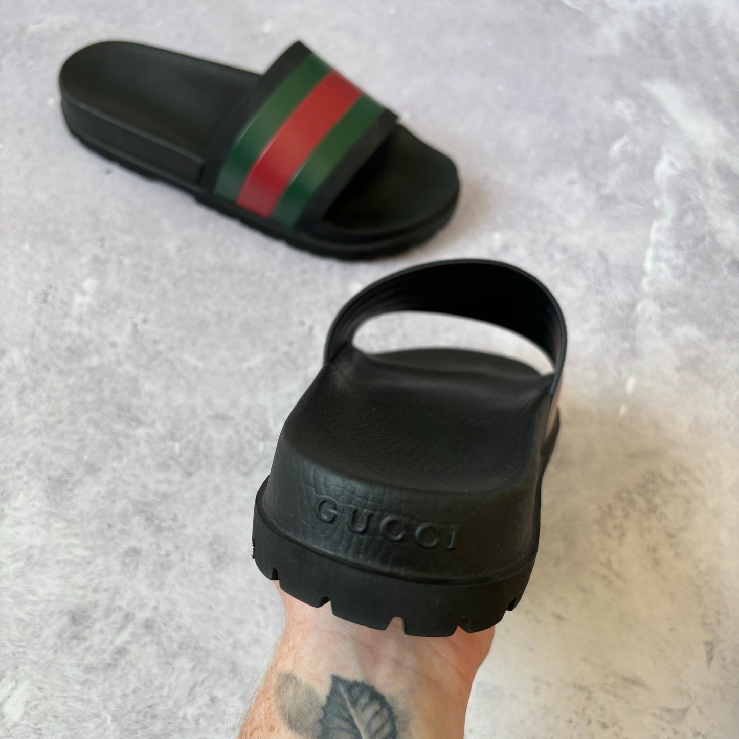 Gucci Web Sliders - UK 9