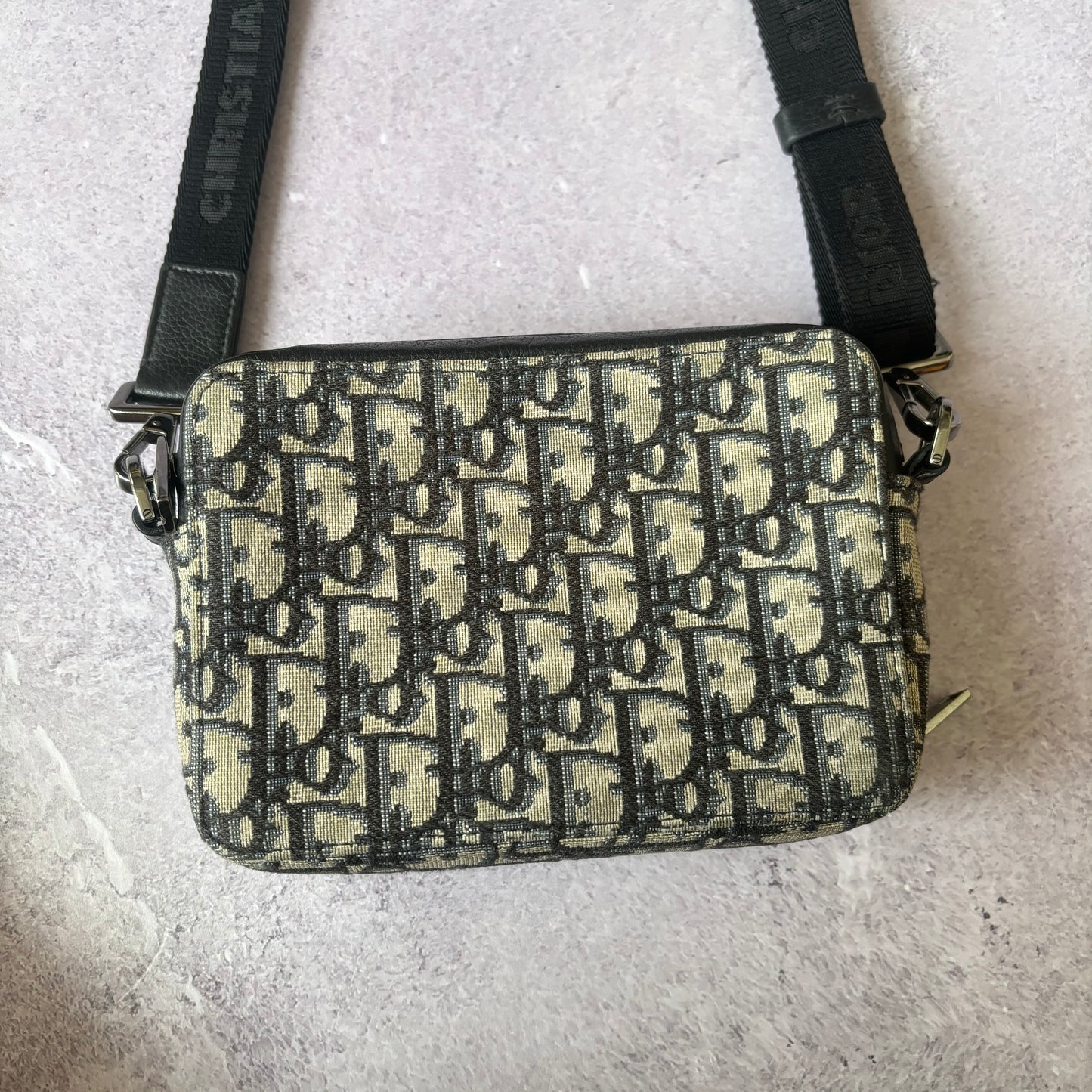 Dior Oblique Jacquard Pouch Bag