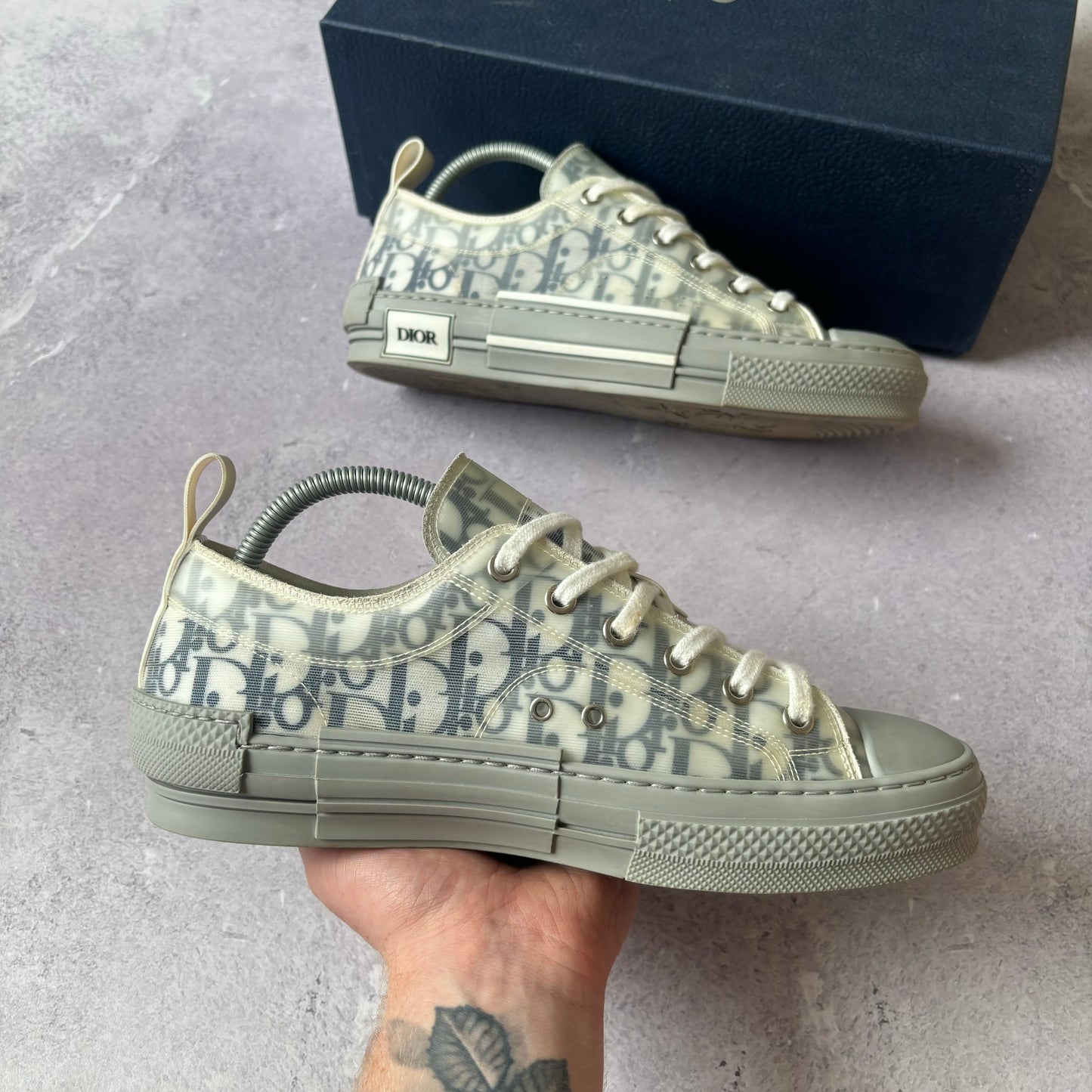 Dior B23 Low Trainers - UK 6.5