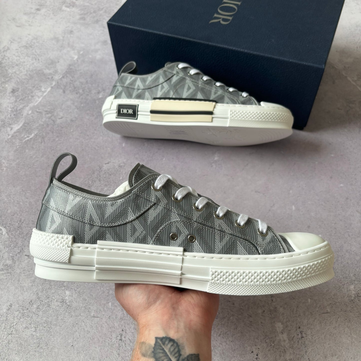 Brand New Dior B23 Low Trainers - UK 9