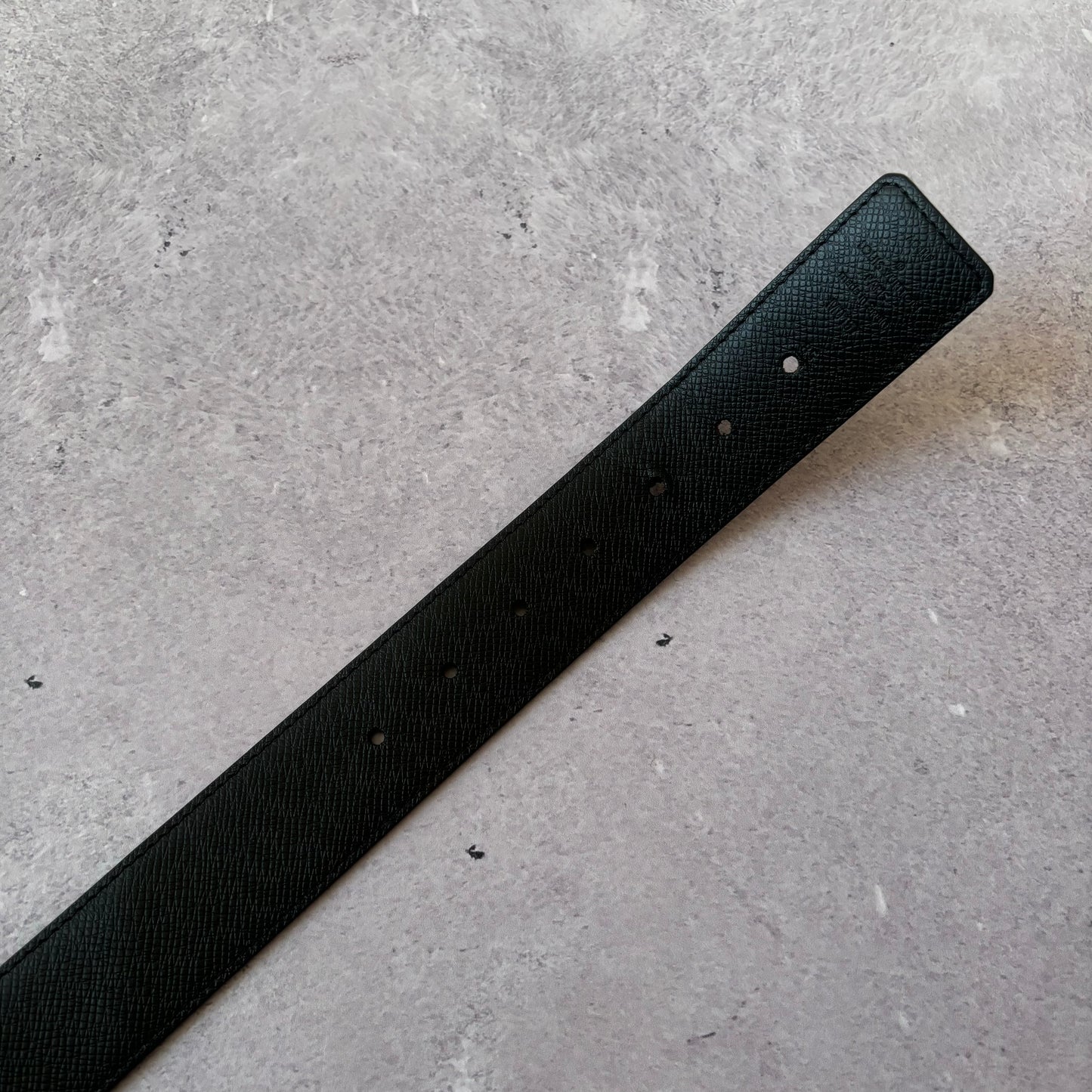 Louis Vuitton Black Monogram Belt - Fits Waist 30” - 32”