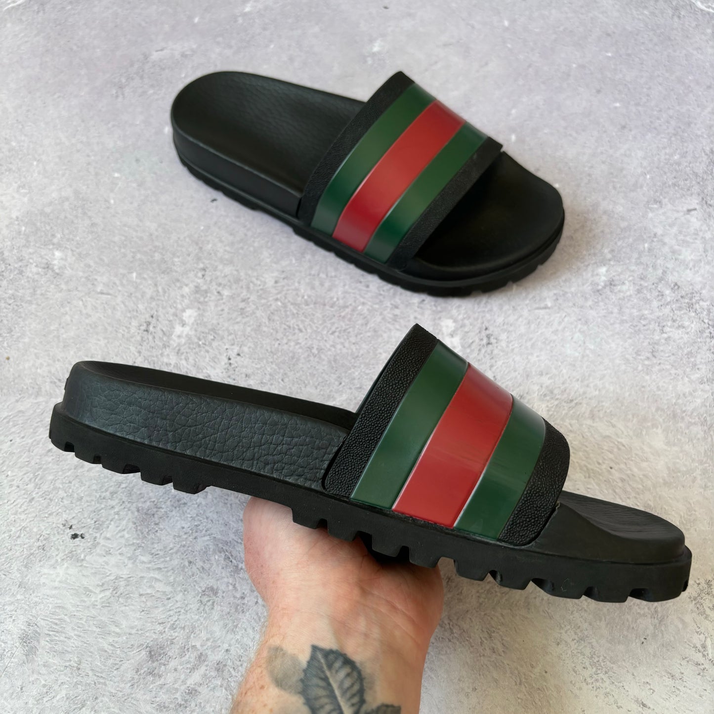 Gucci Web Sliders - UK 9