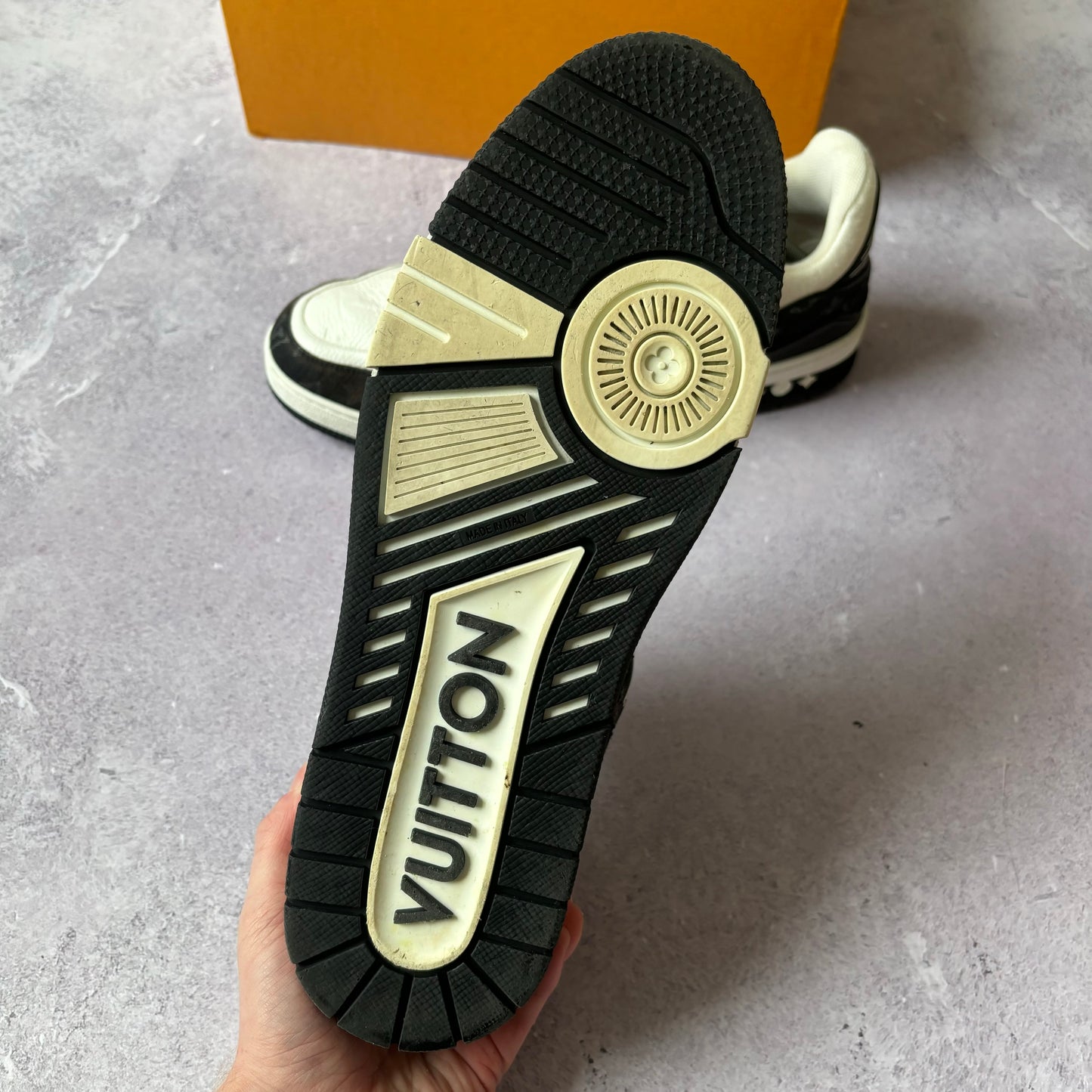 Louis Vuitton Denim Trainers - UK 12