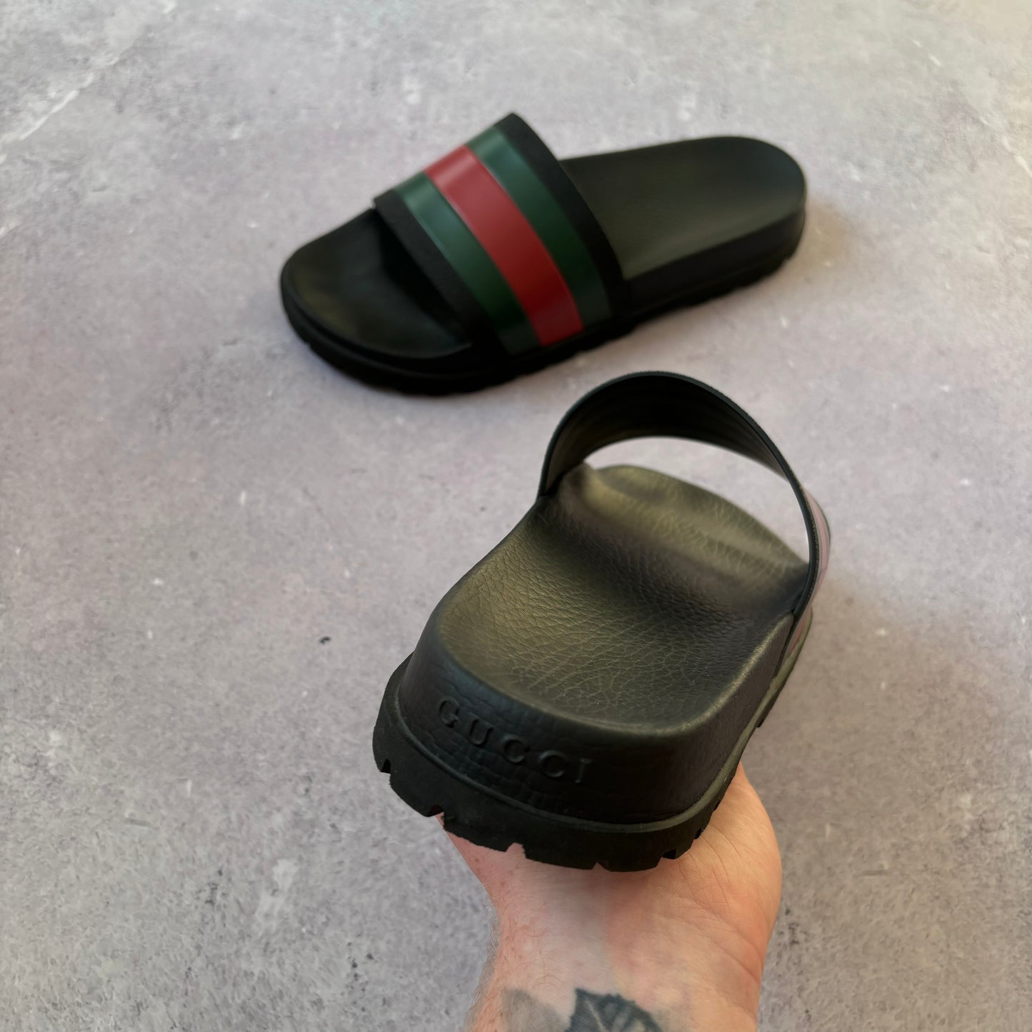Gucci Web Sliders - UK 9