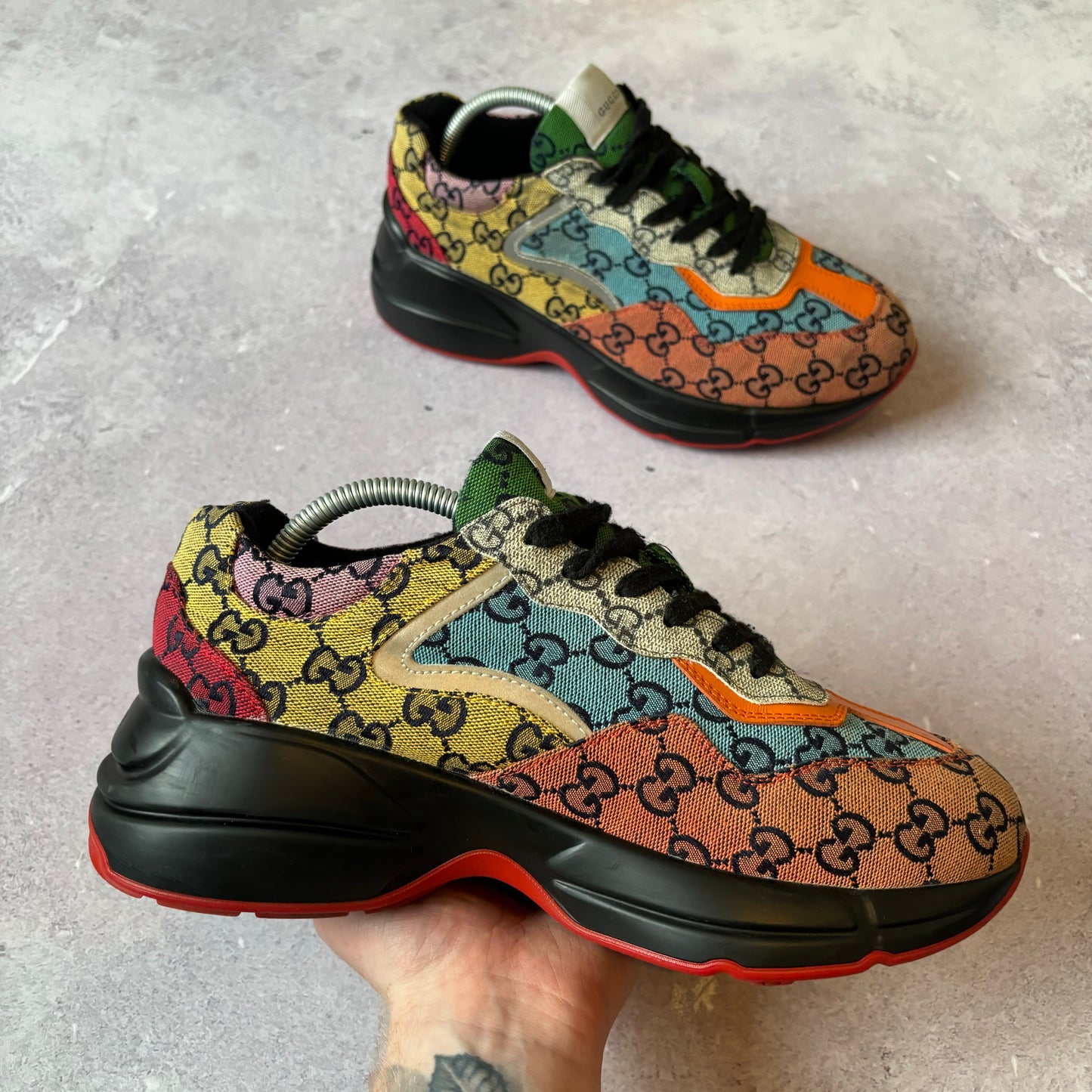 Gucci Rython Trainers - UK 7.5