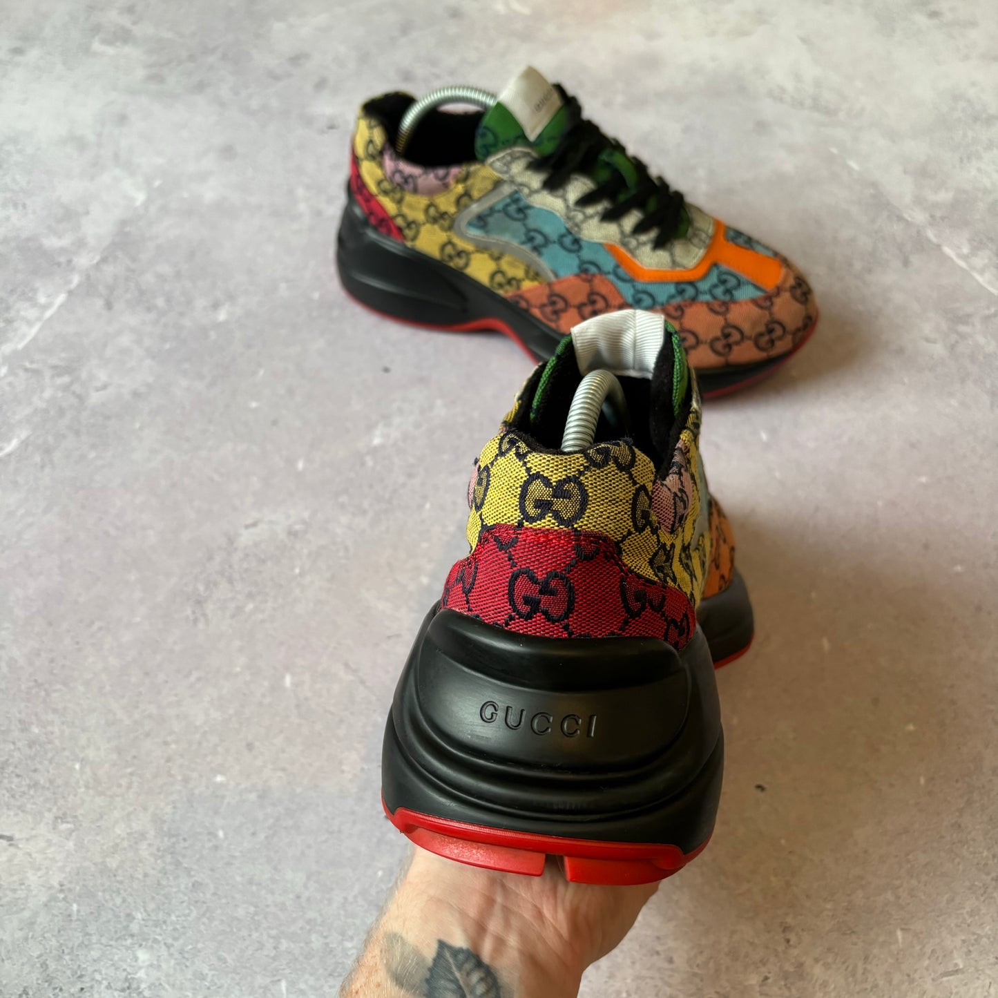 Gucci Rython Trainers - UK 7.5