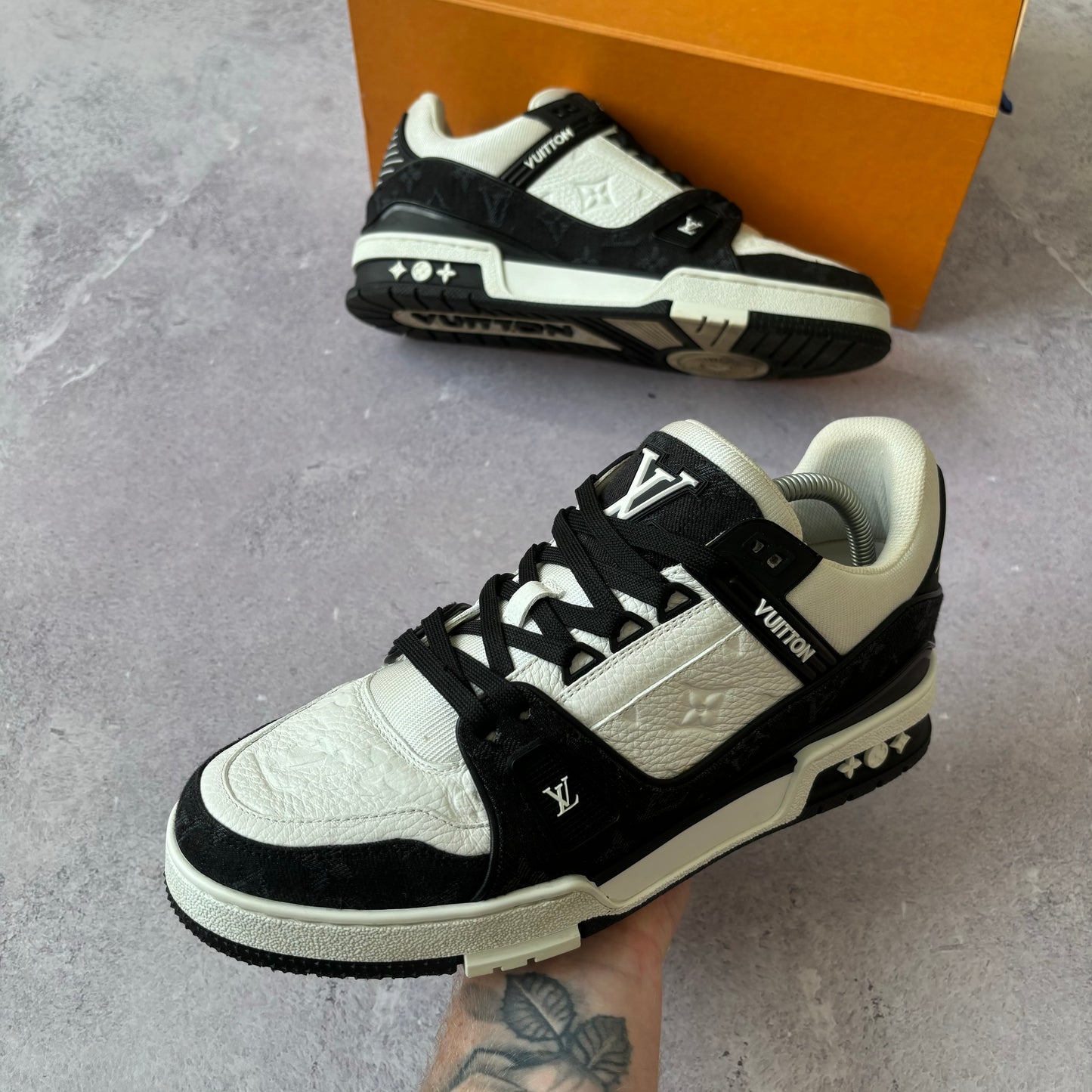 Louis Vuitton Paris Exclusive Denim Trainers - Fits UK 8