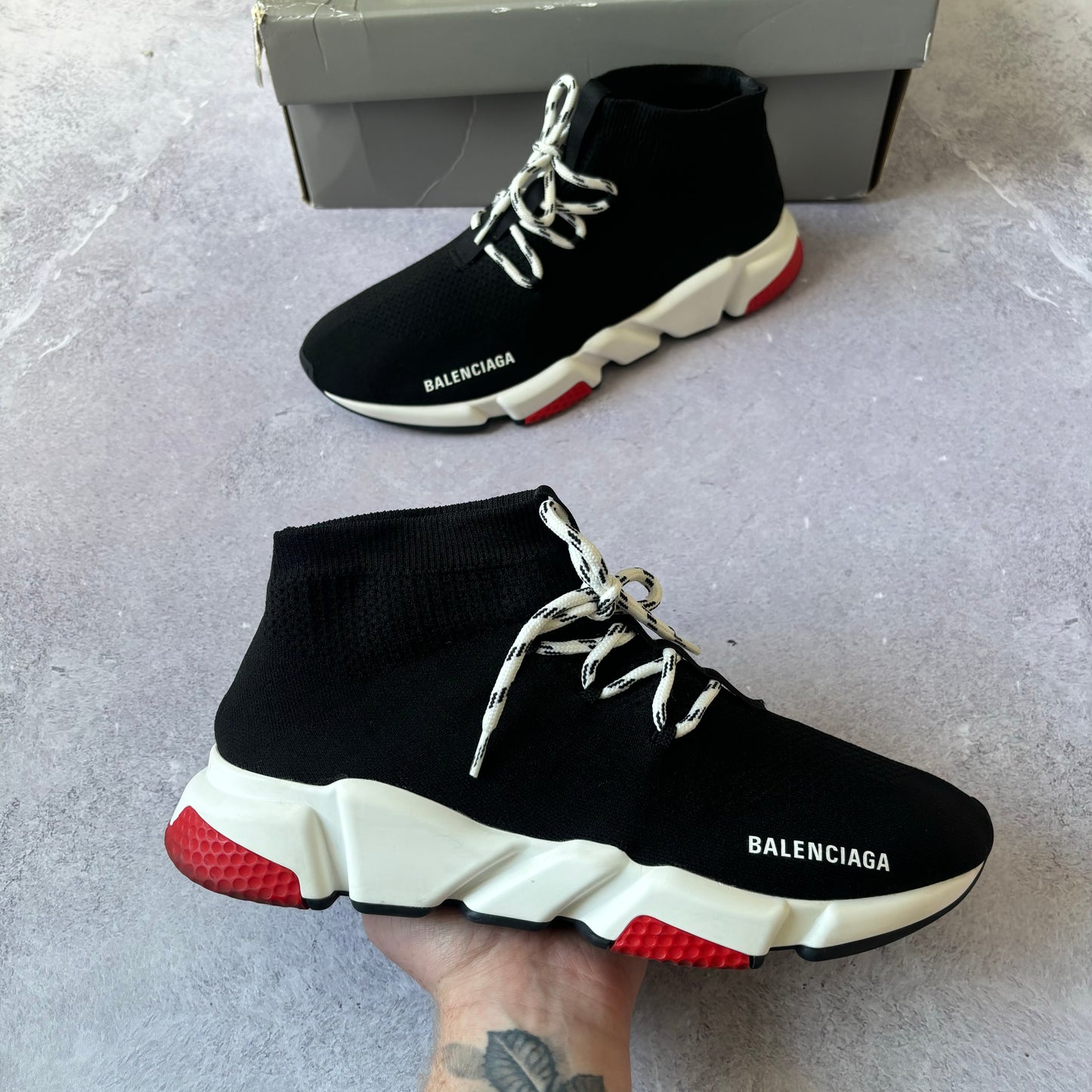 Balenciaga Speed Laced Trainers - Fits UK 10
