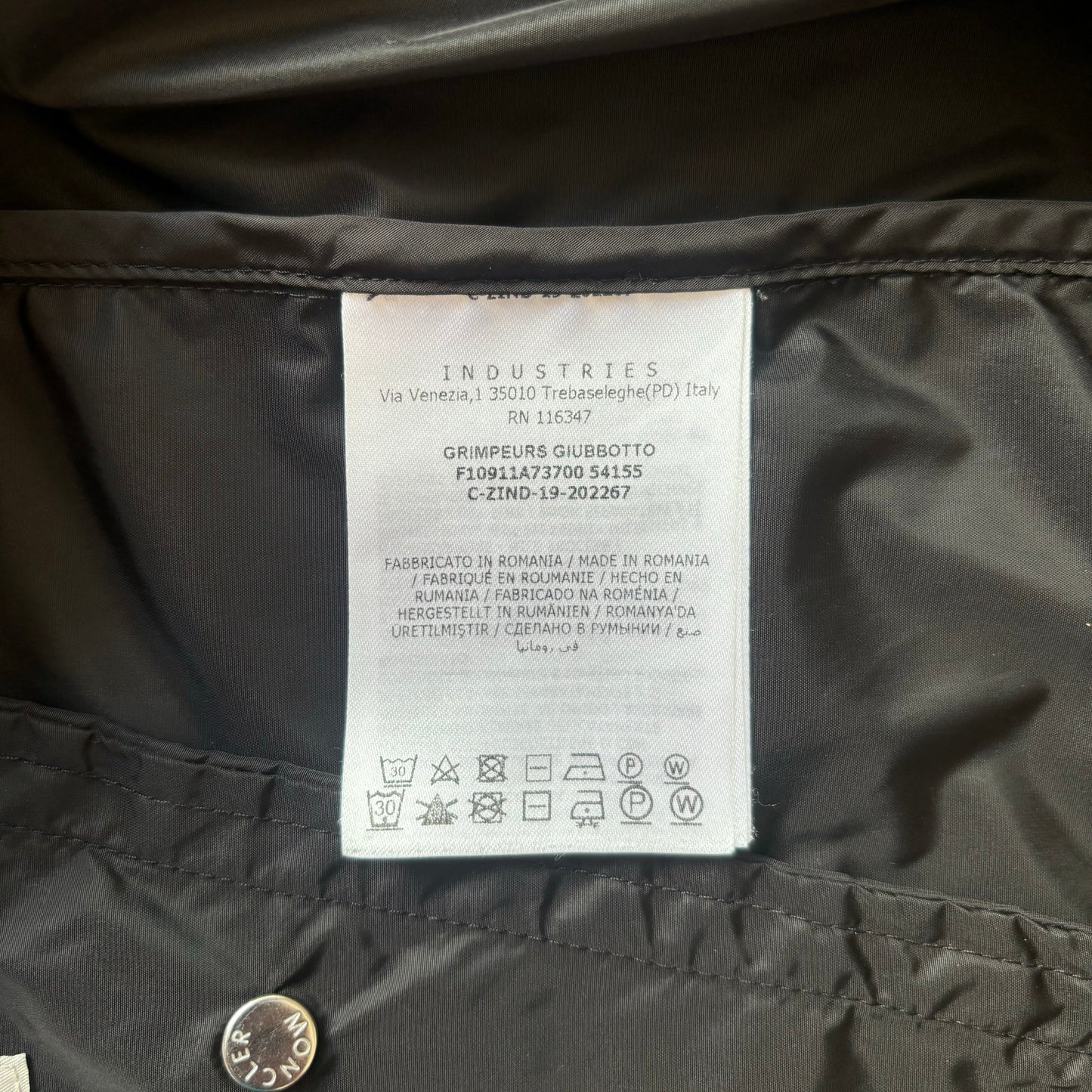 Moncler Grimpeurs Jacket - Size 2