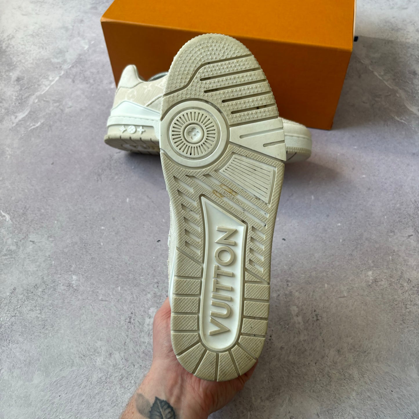 Louis Vuitton Denim Trainers - Fits UK 8.5