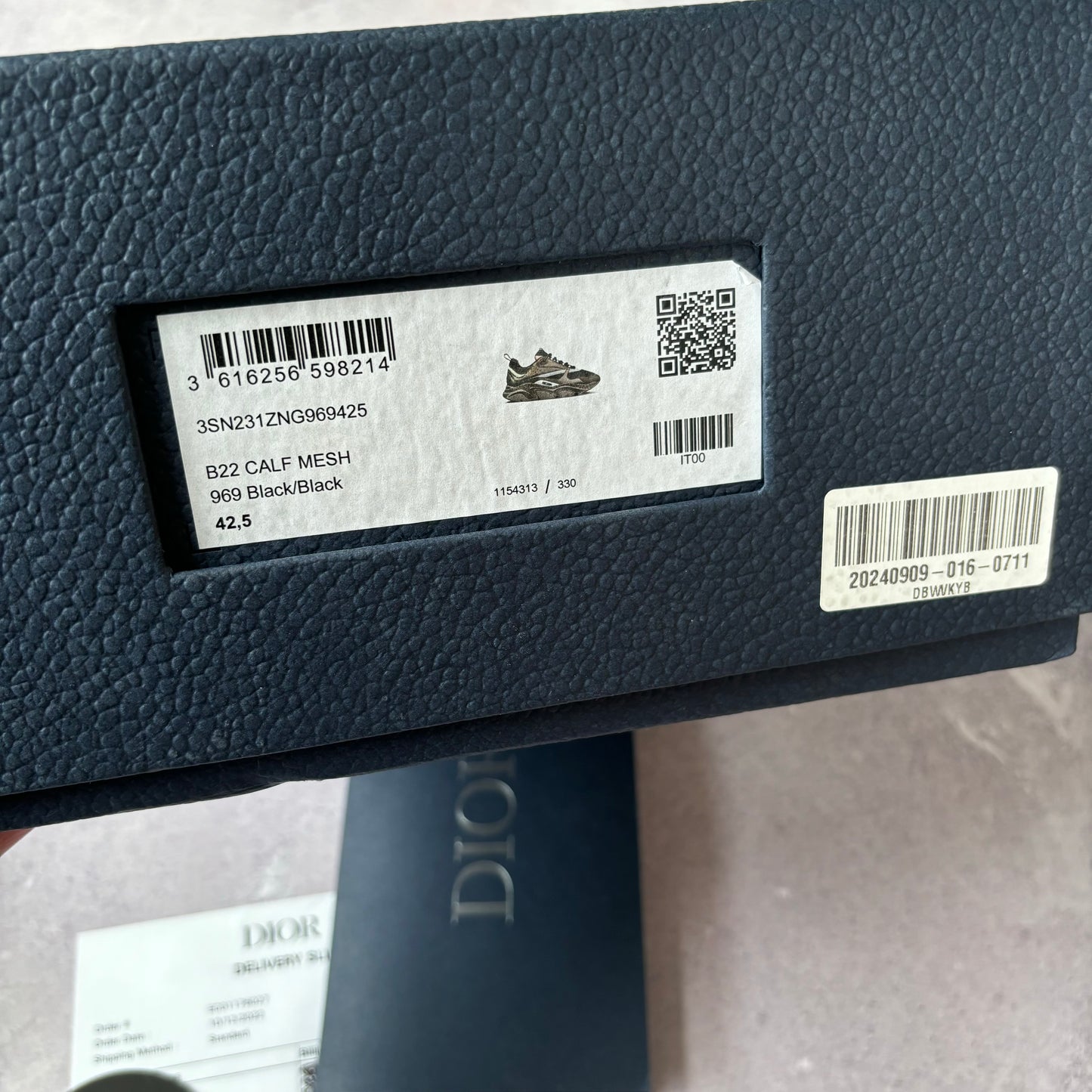 Dior B22 Trainers - UK 8.5