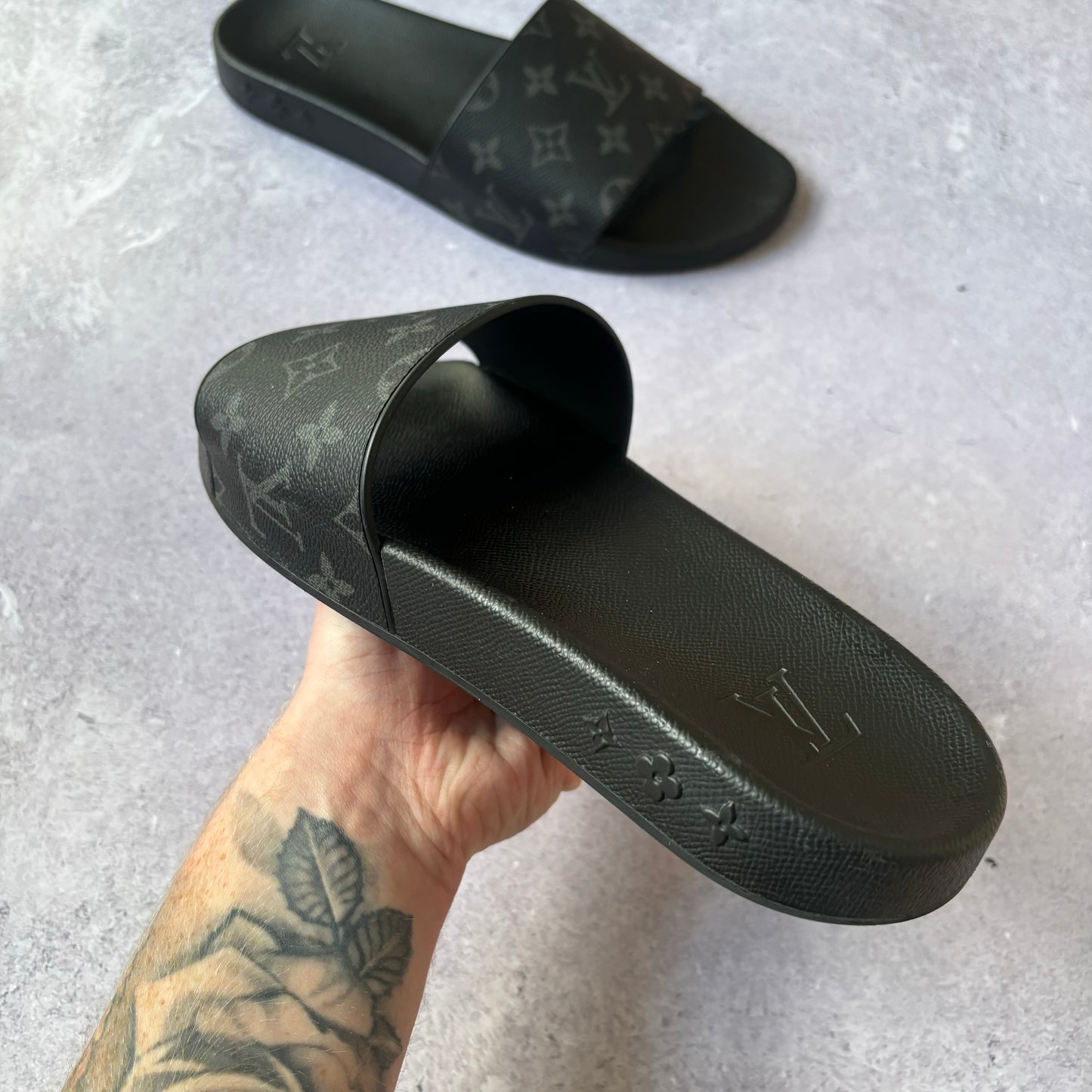 Louis Vuitton Waterfront Mule Sliders - UK 10.5
