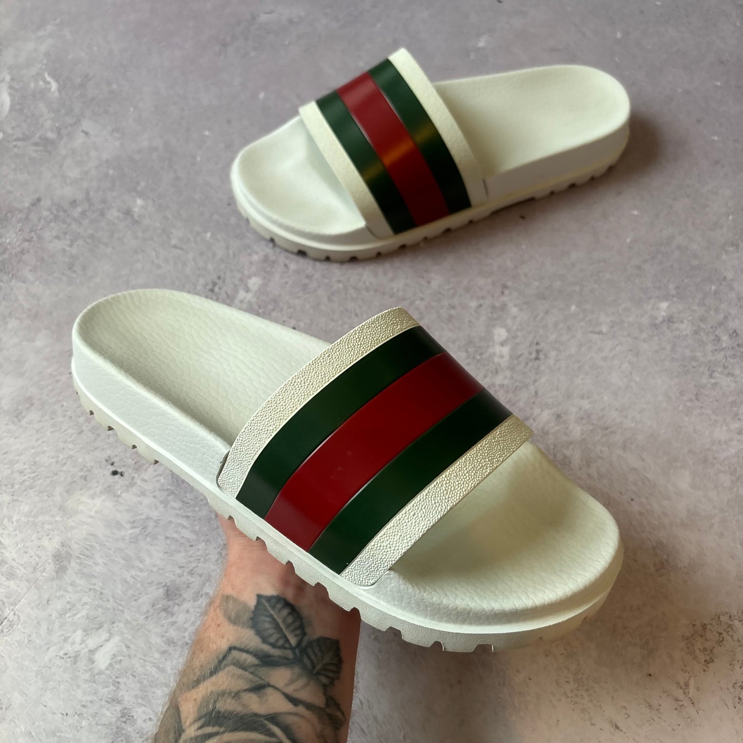 Gucci Web Sliders - UK 9