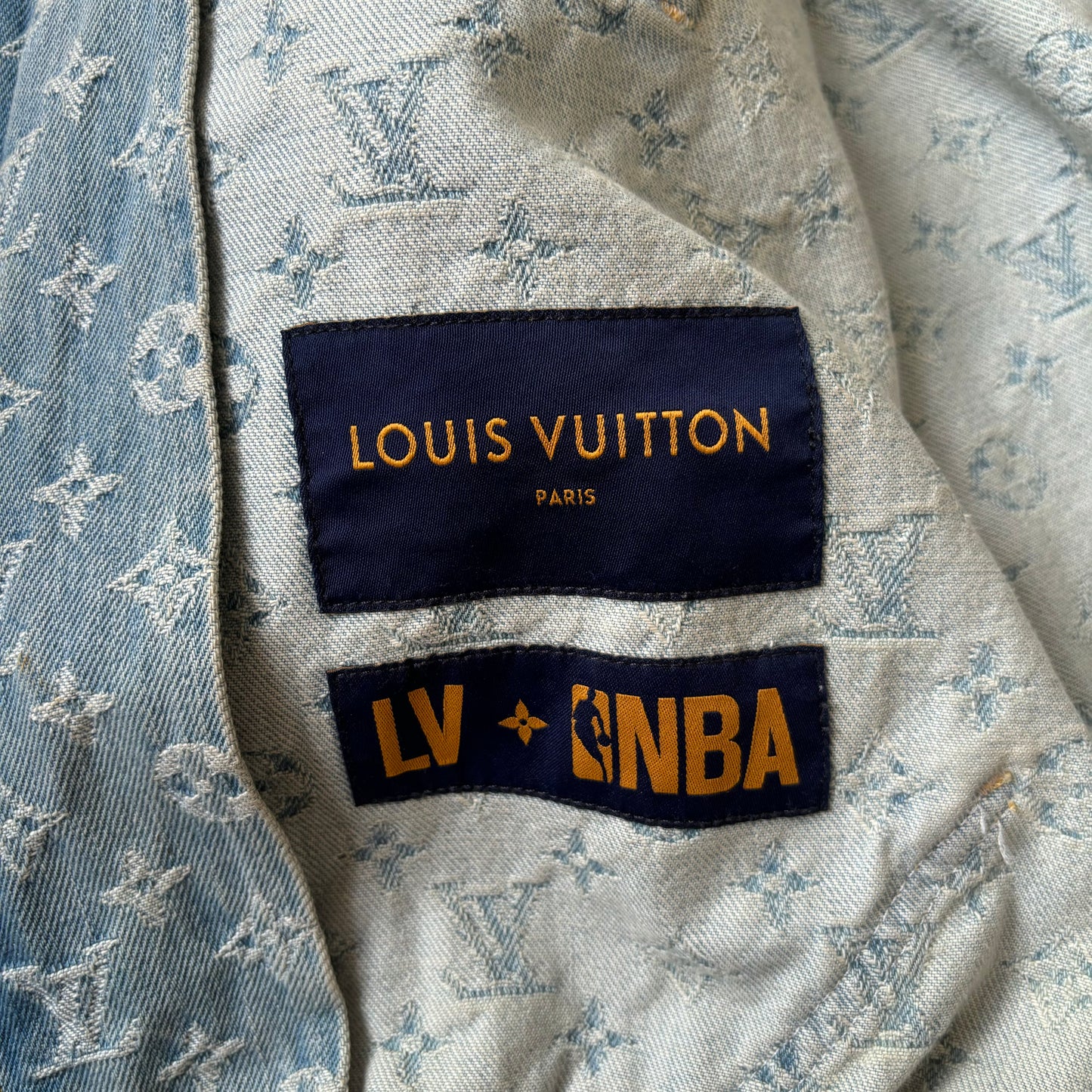 Louis Vuitton X NBA Denim Jacket - Size 50