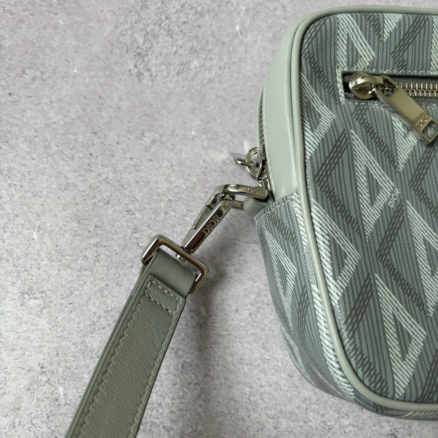 Brand New Dior Mini Rider CD Diamond Canvas Bag