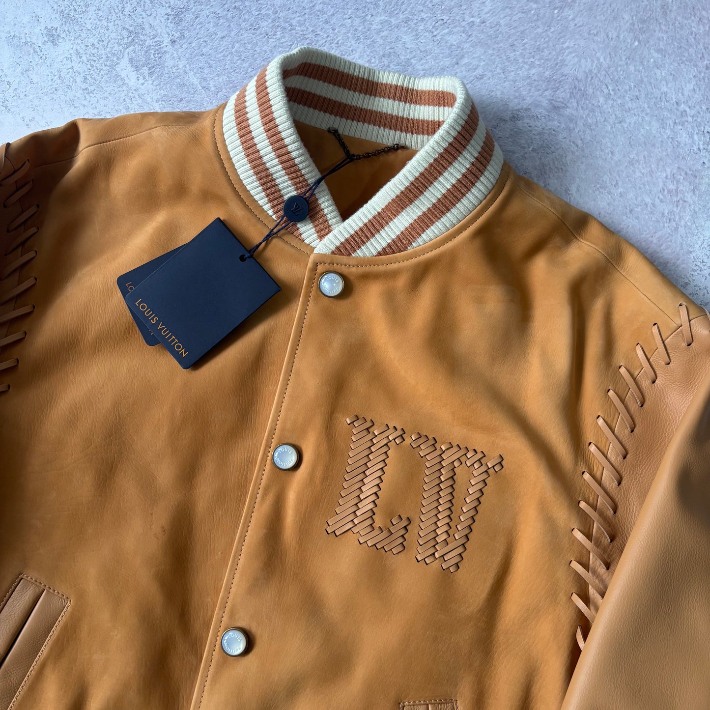 Brand New Louis Vuitton VIA Varsity Jacket - Fits Medium