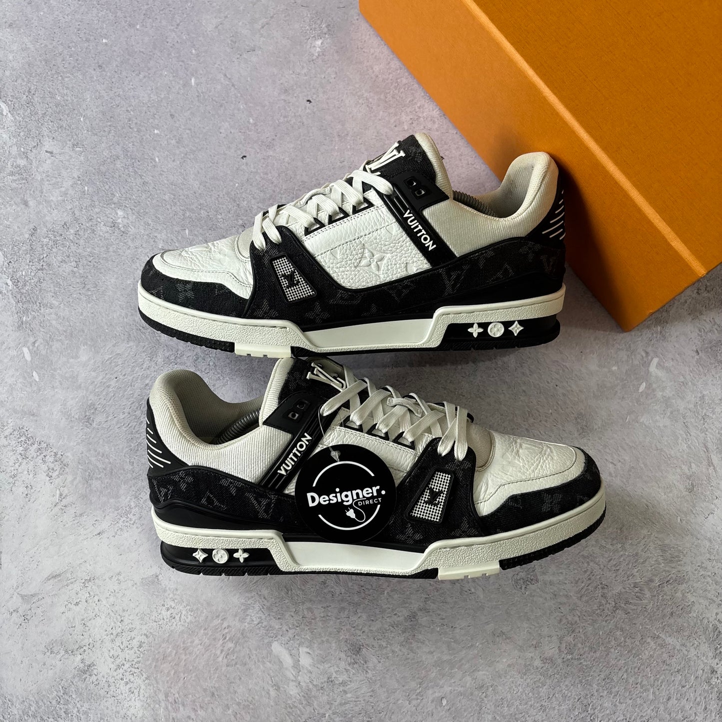 Louis Vuitton Denim Trainers - Fits UK 10.5